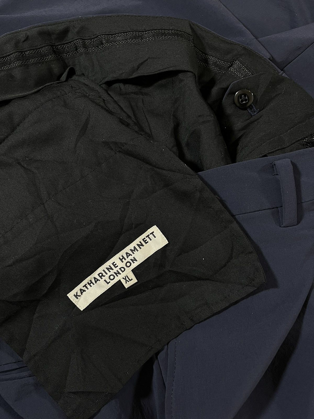 Katharine Hamnett London Katharine Hamnett London Nylon Blend Technical Trousers Size US 35 - 8 Thumbnail