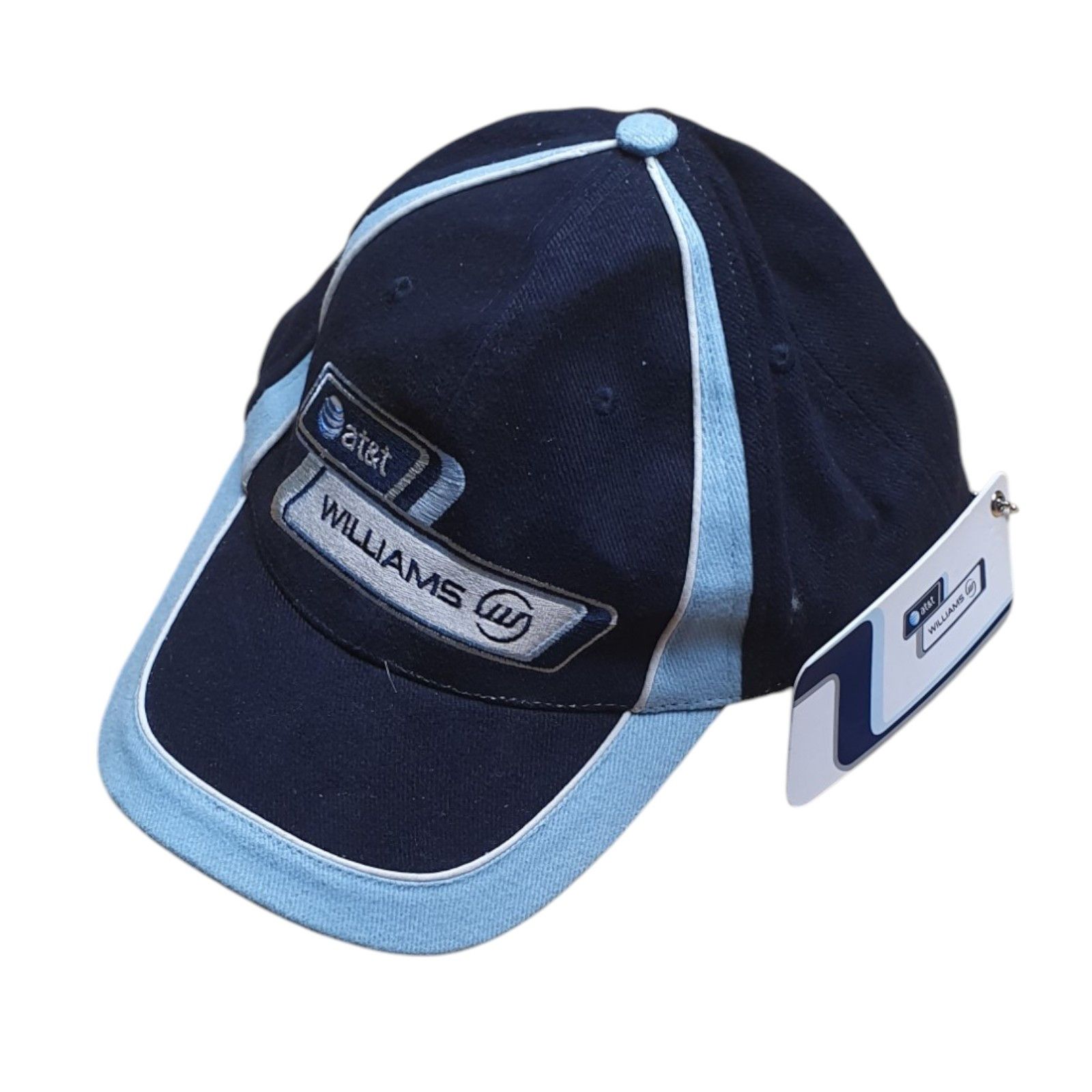 Formula 1 × Vintage AT&T Williams F1 Formula Racing Team Retro Vintage Cap Size ONE SIZE - 3 Thumbnail