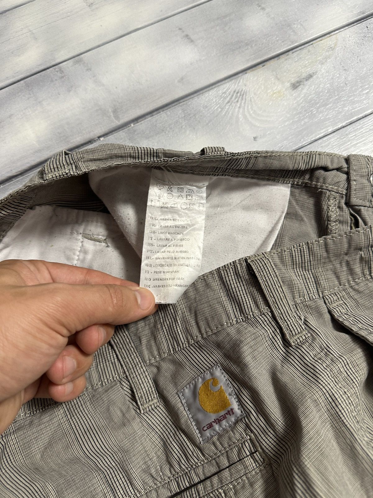 Carhartt Rare Shorts Carhartt Patch Program Nova check style Size US 30 / EU 46 - 10 Thumbnail