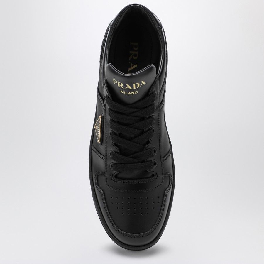 Prada o1d2blof0924 Leather Low-Top Sneakers in Black Size US 8 / IT 38 - 3 Thumbnail