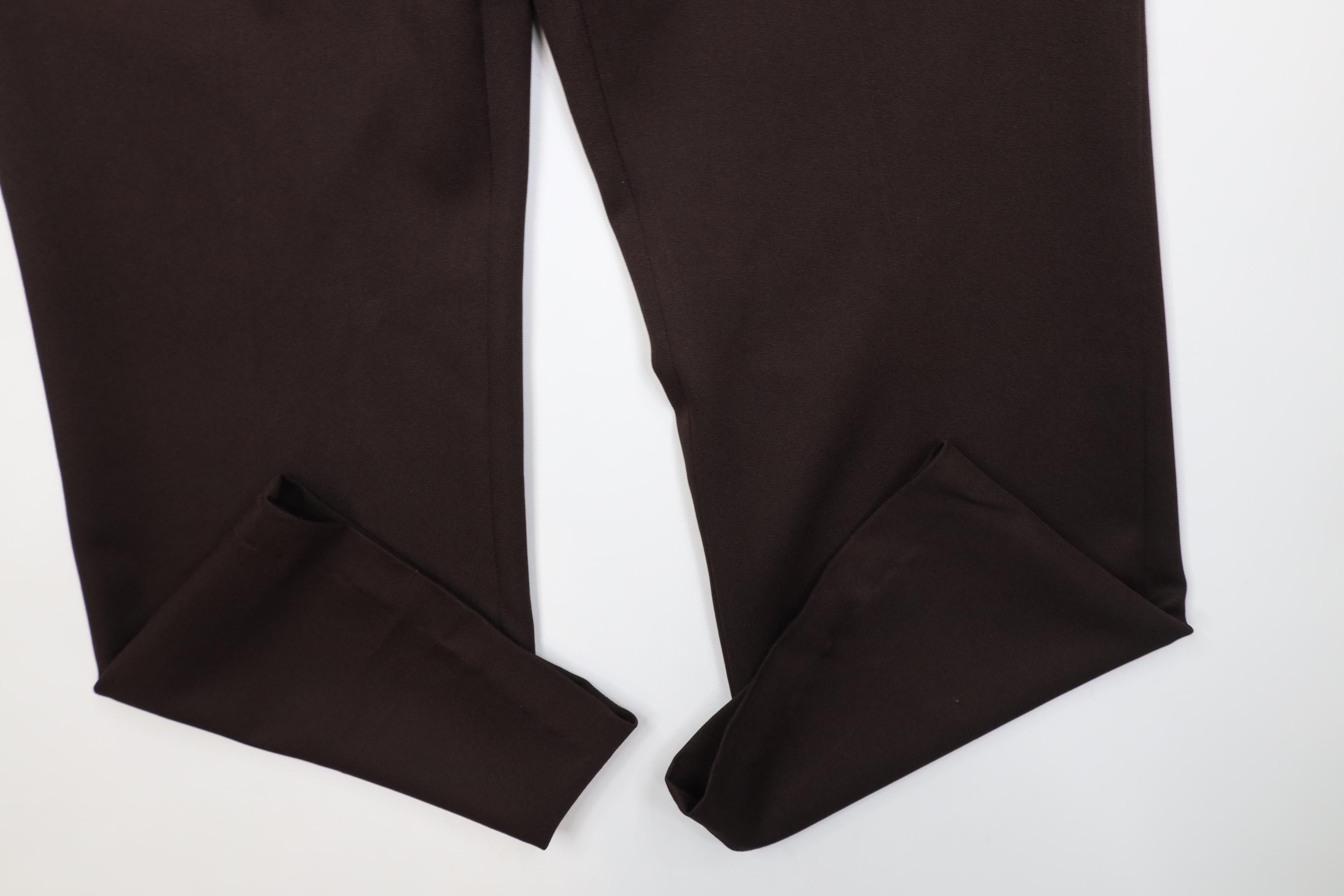 Vintage Vintage 70s Streetwear Flared Wide Leg Chino Pants Brown USA Size US 36 / EU 52 - 5 Thumbnail