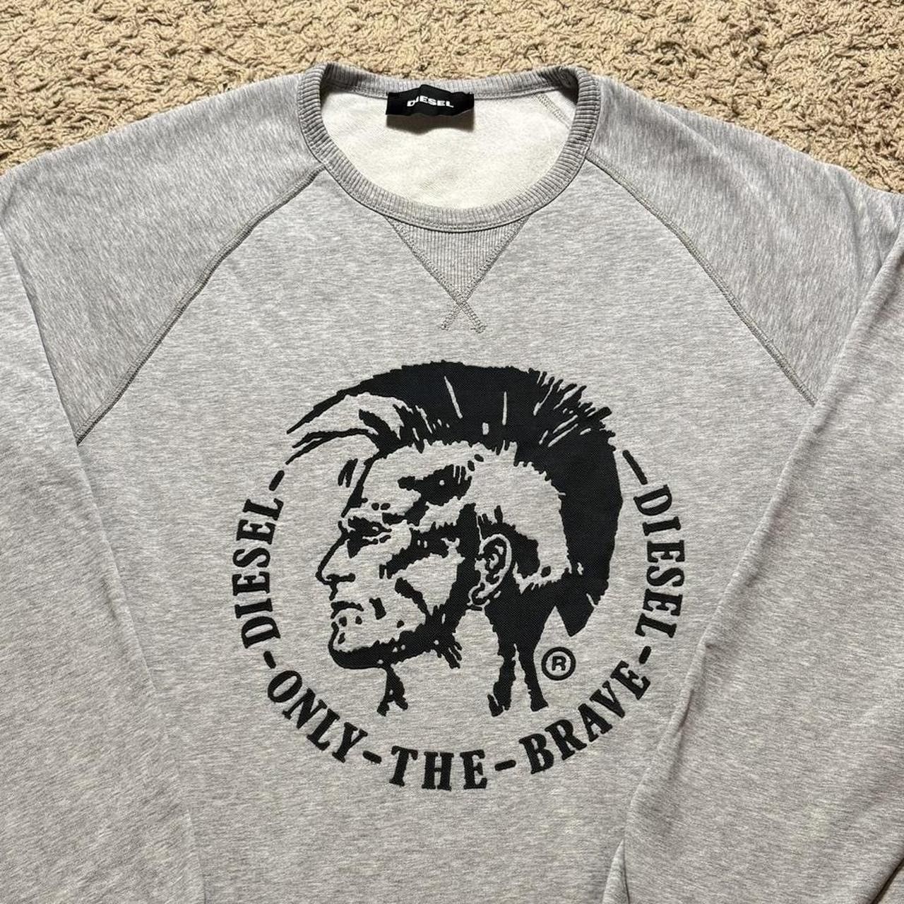 Diesel Diesel Grey Apache Graphic Sweatshirt XL/XXL Size US XL / EU 56 / 4 - 3 Thumbnail