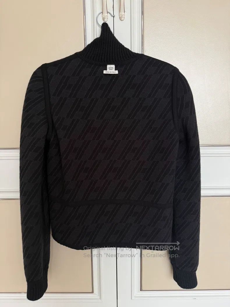 Hermes Hermes Barn Style Reversible Short Wool Jacket Size XS / US 0-2 / IT 36-38 - 4 Thumbnail