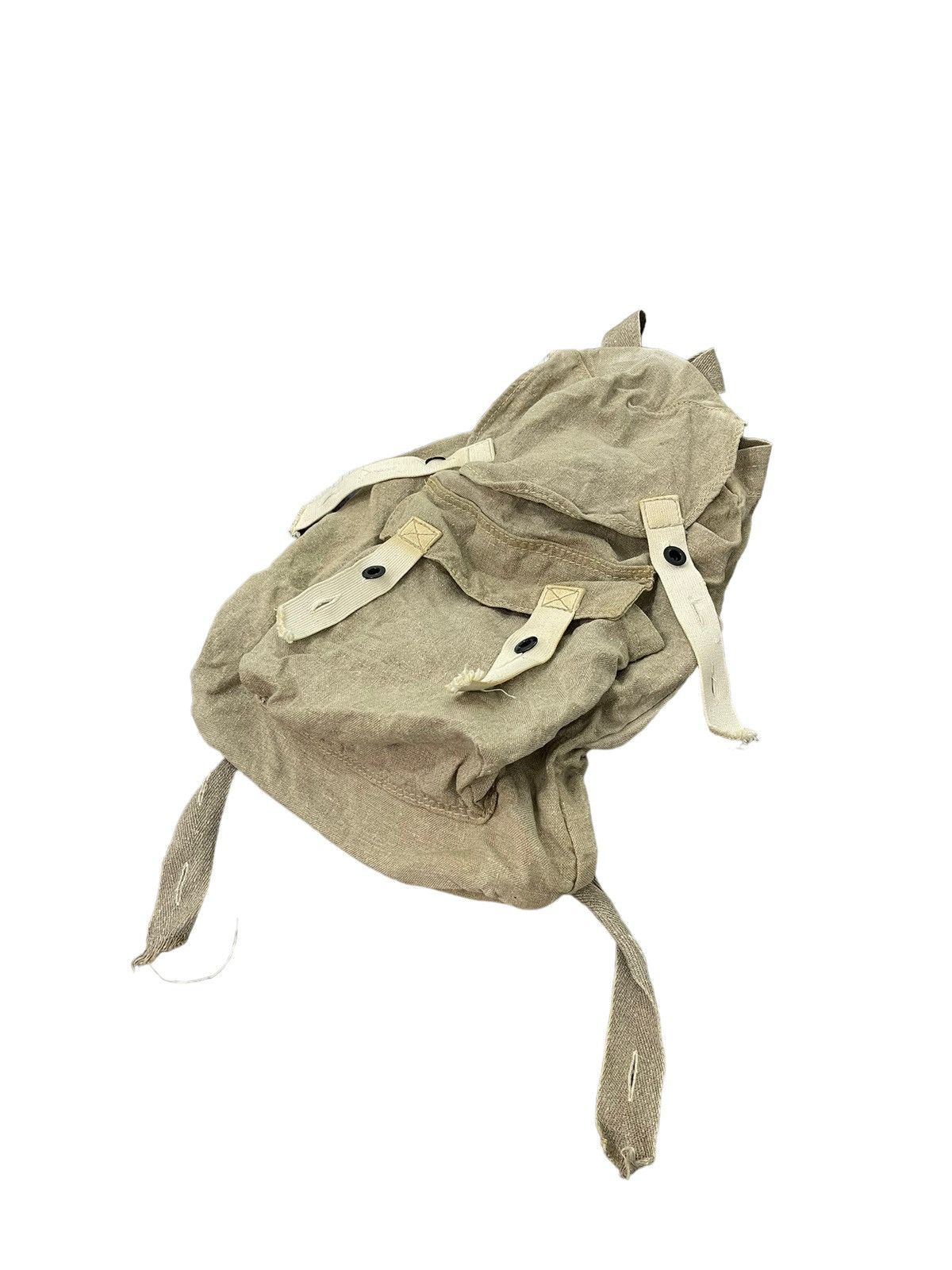 Japanese Brand Full Linen Hemp Rucksack Backpack Custom Size ONE SIZE - 5 Thumbnail