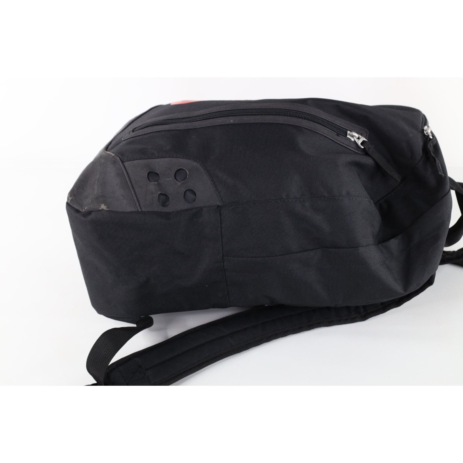 Oakley Vintage Oakley Big Logo Spell Out Distressed Backpack Bag Size ONE SIZE - 9 Thumbnail