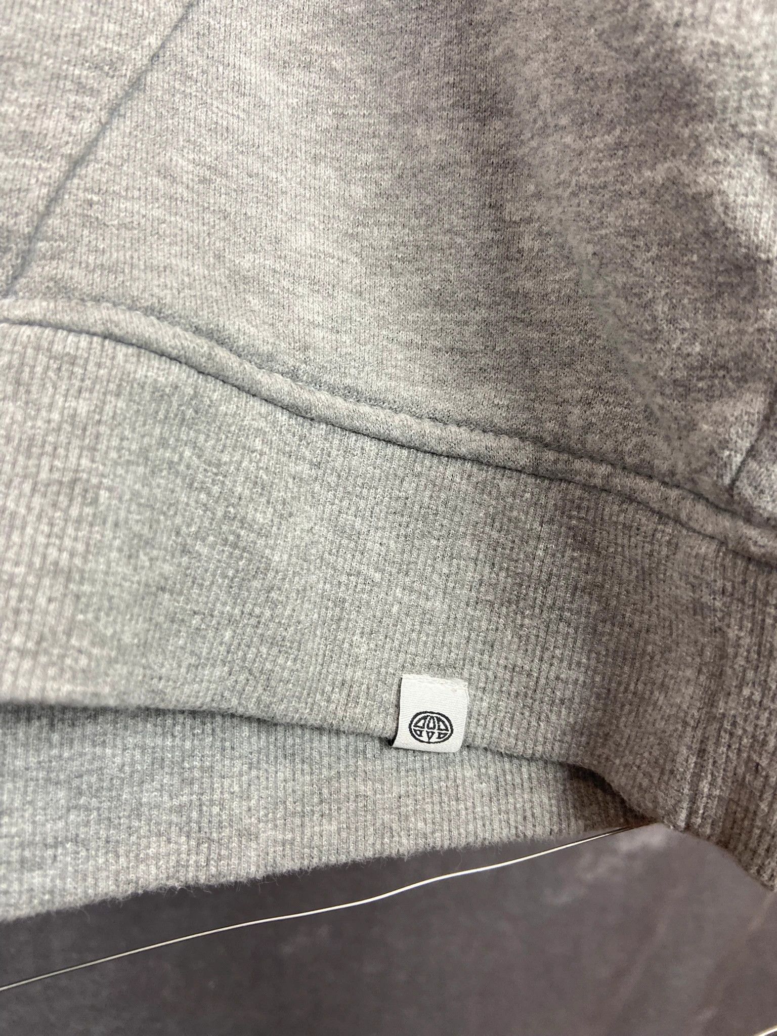 Swagger Animal Grey Hoodie Y2K Skate Style Embroidered Logo M Size US M / EU 48-50 / 2 - 2 Thumbnail