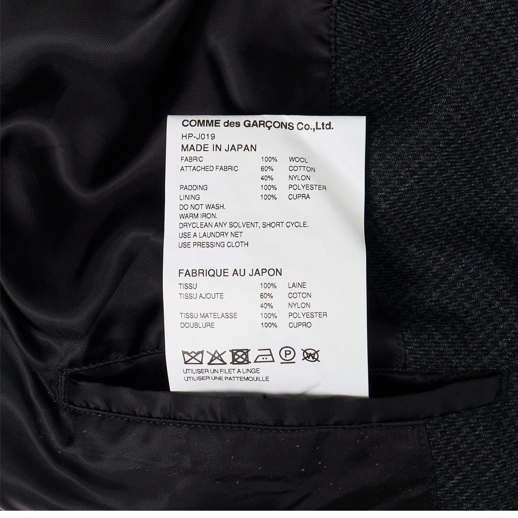 Comme des Garcons Homme COMME des GARCONS HOMME Wool Houndstooth Suit Size L Size 50L - 4 Thumbnail