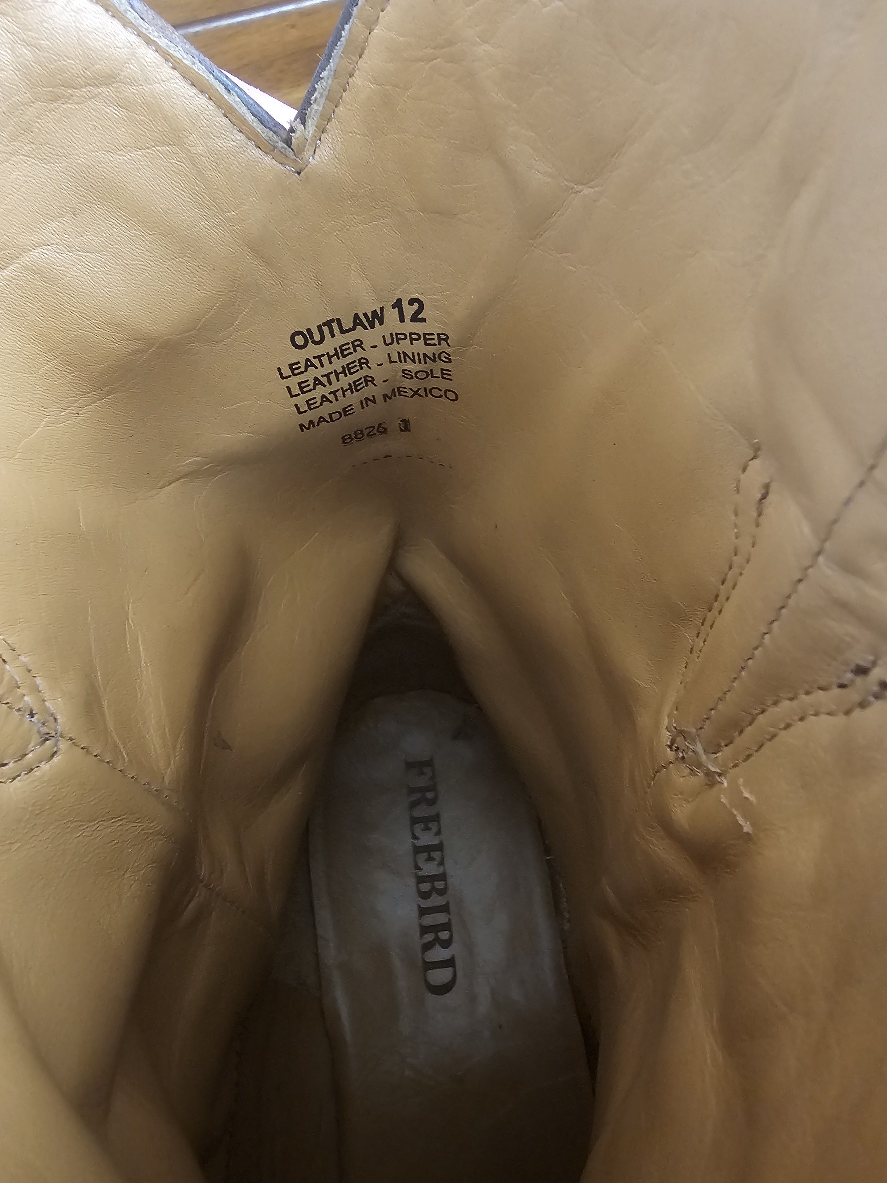 image of Steve Madden Freebird Outlaw Boots - Only Worn Twice in Brown, Men's (Size 12)