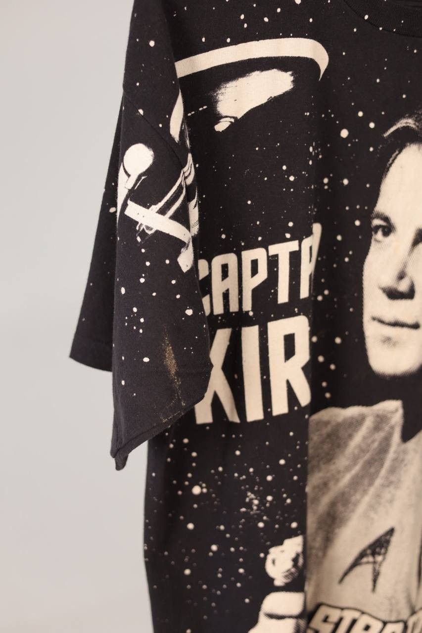 Vintage STAR TREK VINTAGE ALL OVER PRINT 1993 SHATNER CAPTAIN KIRK Size US XL / EU 56 / 4 - 2 Thumbnail