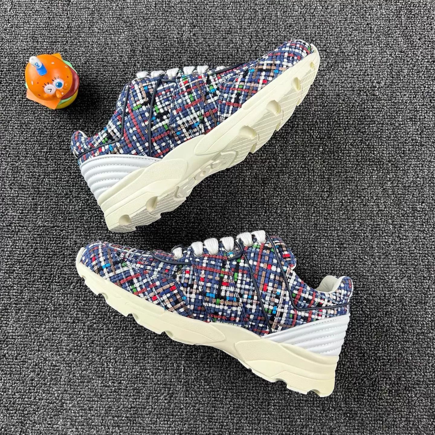 Chanel Chanel women's tweed sneakers 36.5 new Size US 6 / IT 36 - 3 Thumbnail