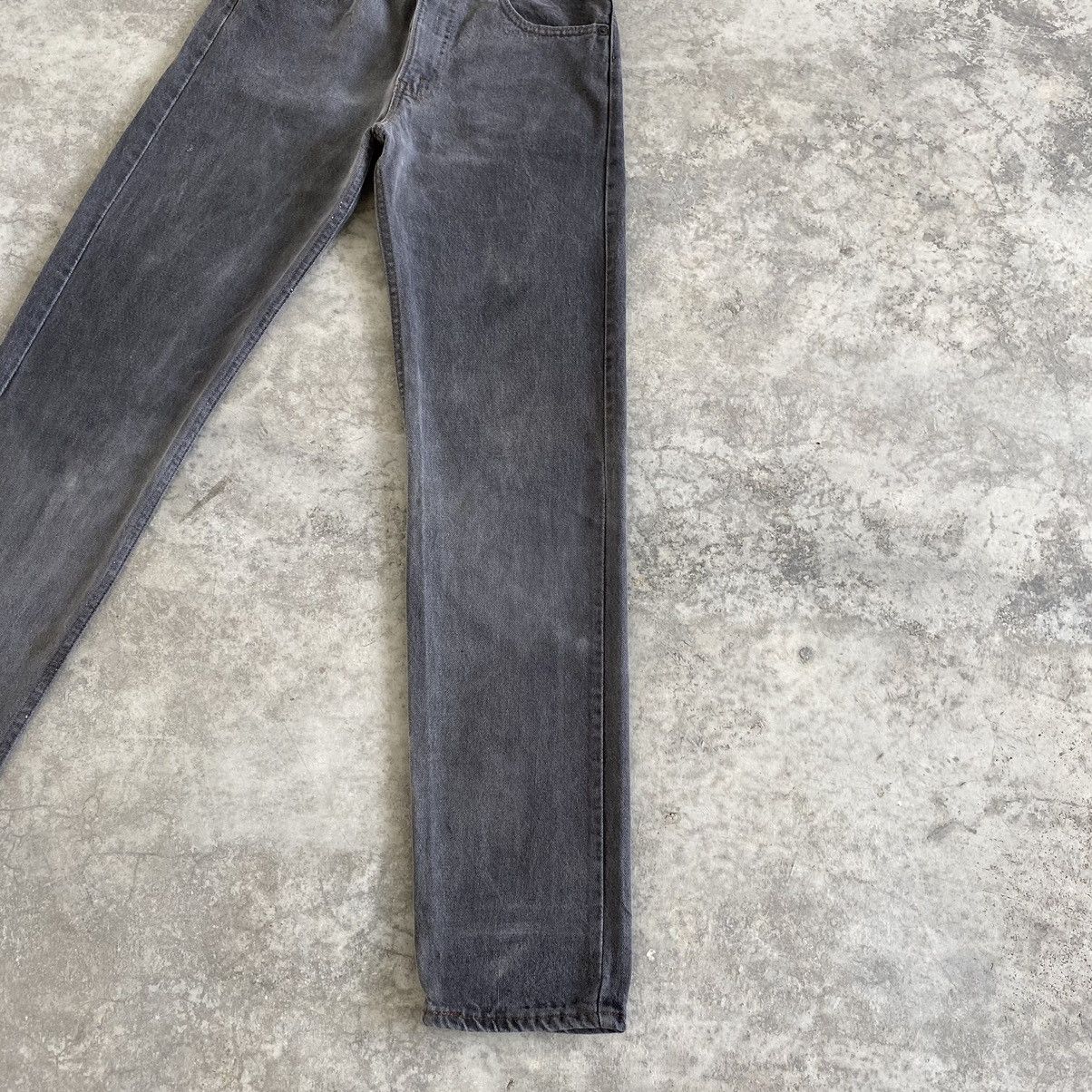 Levi's Size 30x33 Vintage Late 80’s Levis 505 Faded Ash Grey Jeans Size US 30 / EU 46 - 6 Thumbnail