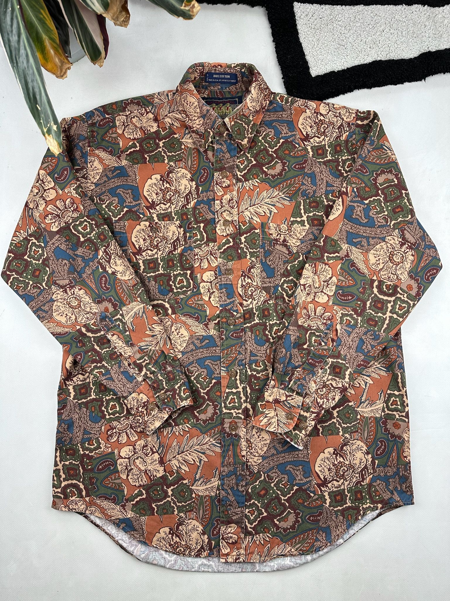 Japanese Brand Ralph Lauren USA Navajo Art OVP Button Shirt Size US M / EU 48-50 / 2 - 2 Thumbnail