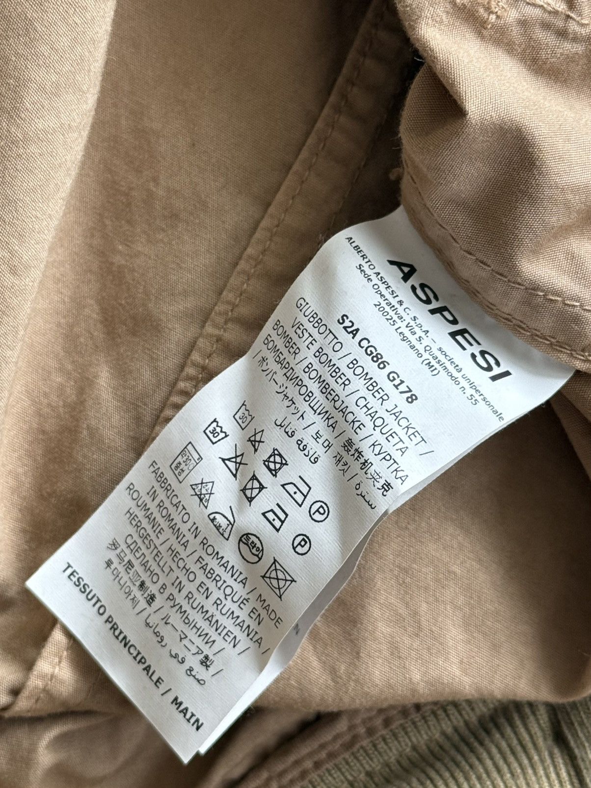 Aspesi Aspesi vintage bomber jacket Size US XL / EU 56 / 4 - 7 Thumbnail