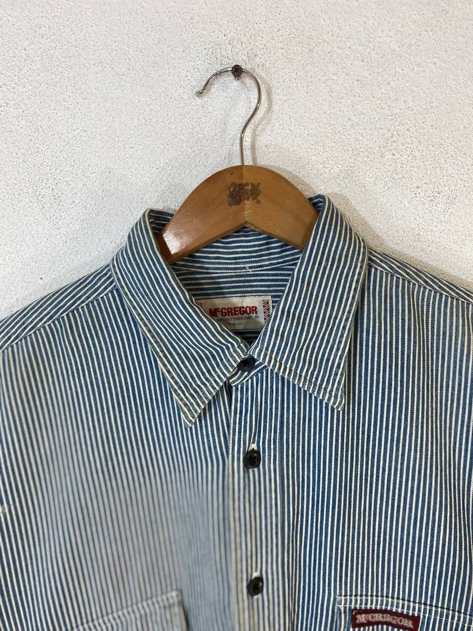 McGregor vintage mc gregor hickory stripe shirt nice design Size US L / EU 52-54 / 3 - 2 Thumbnail