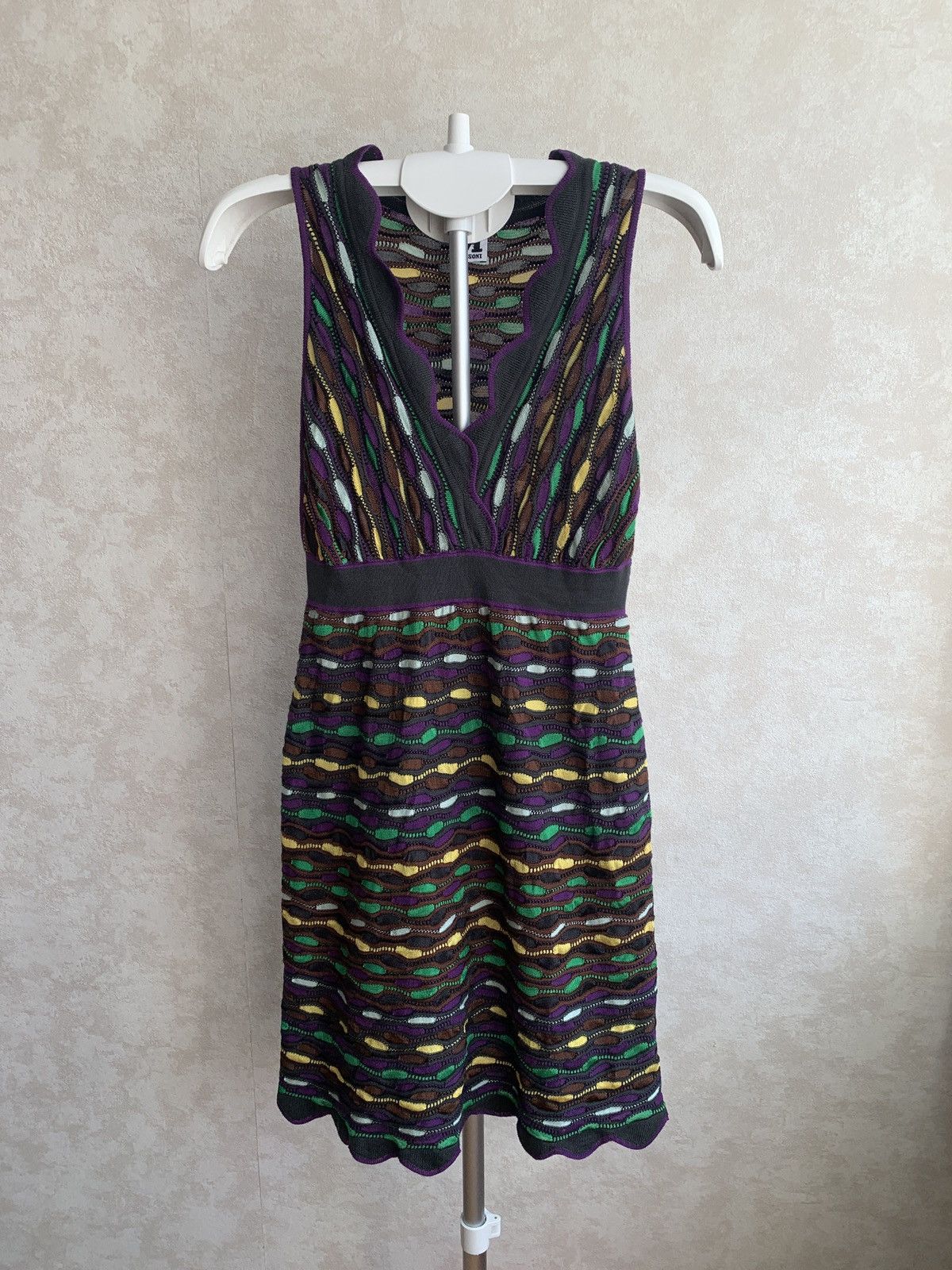 Missoni Missoni Multicolor 3D dress knit Size S / US 4 / IT 40 - 1 Thumbnail