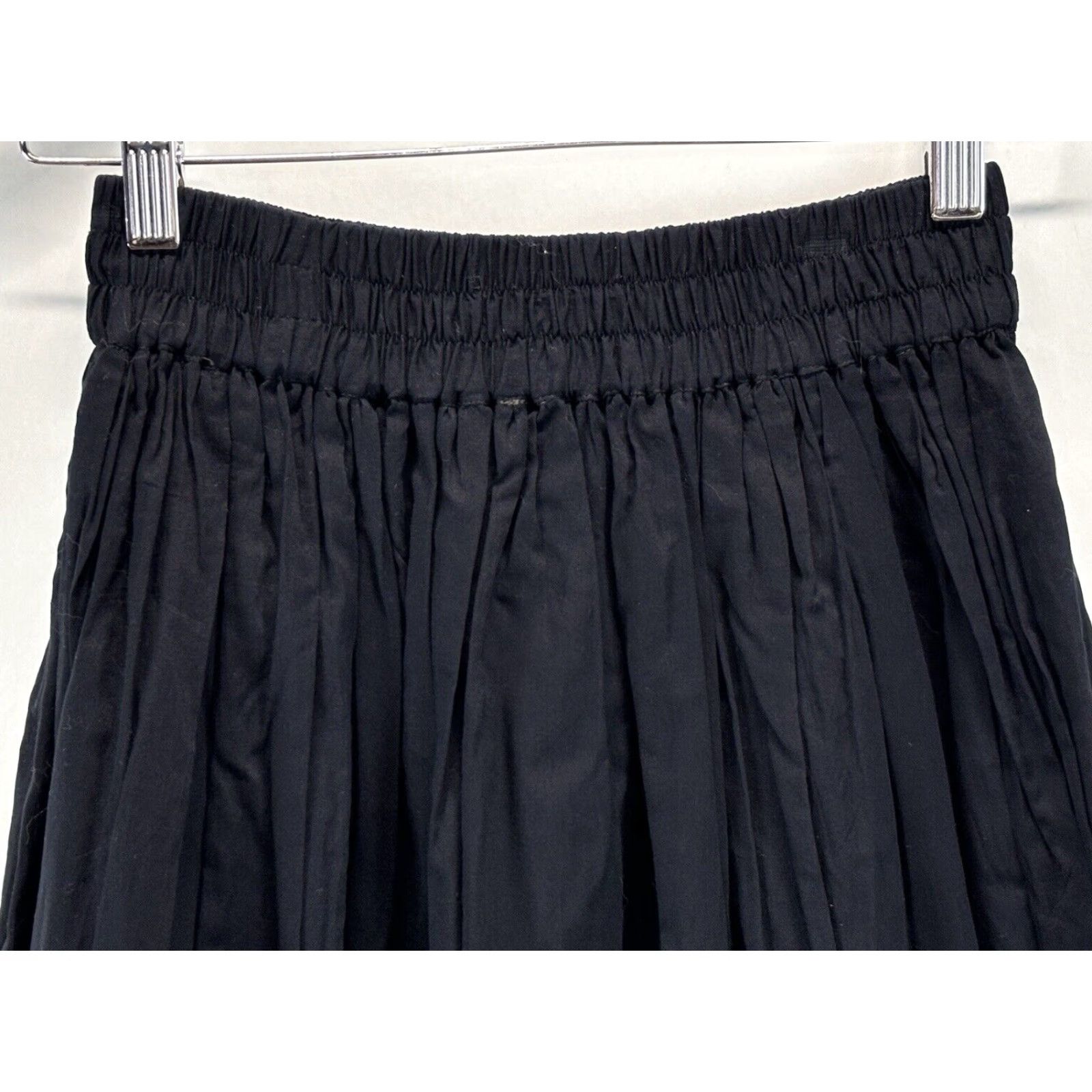 Vintage VINTAGE Effeci Maxi Skirt Medium Black Crochet Detail Witchy 90s Y2K Womens Size 32" / US 10 / IT 46 - 2 Thumbnail
