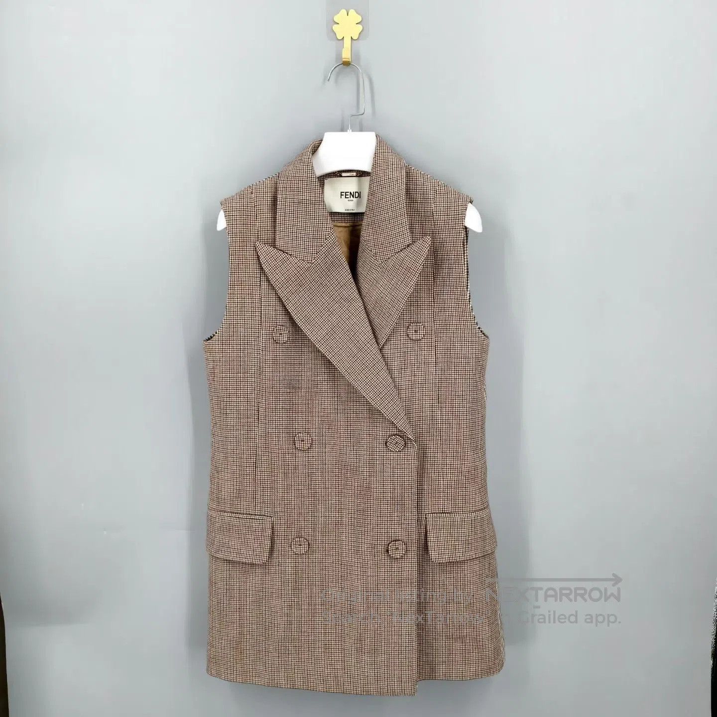 Fendi FENDI Houndstooth Three-Piece Suit| Size XS / US 0-2 / IT 36-38 - 4 Thumbnail