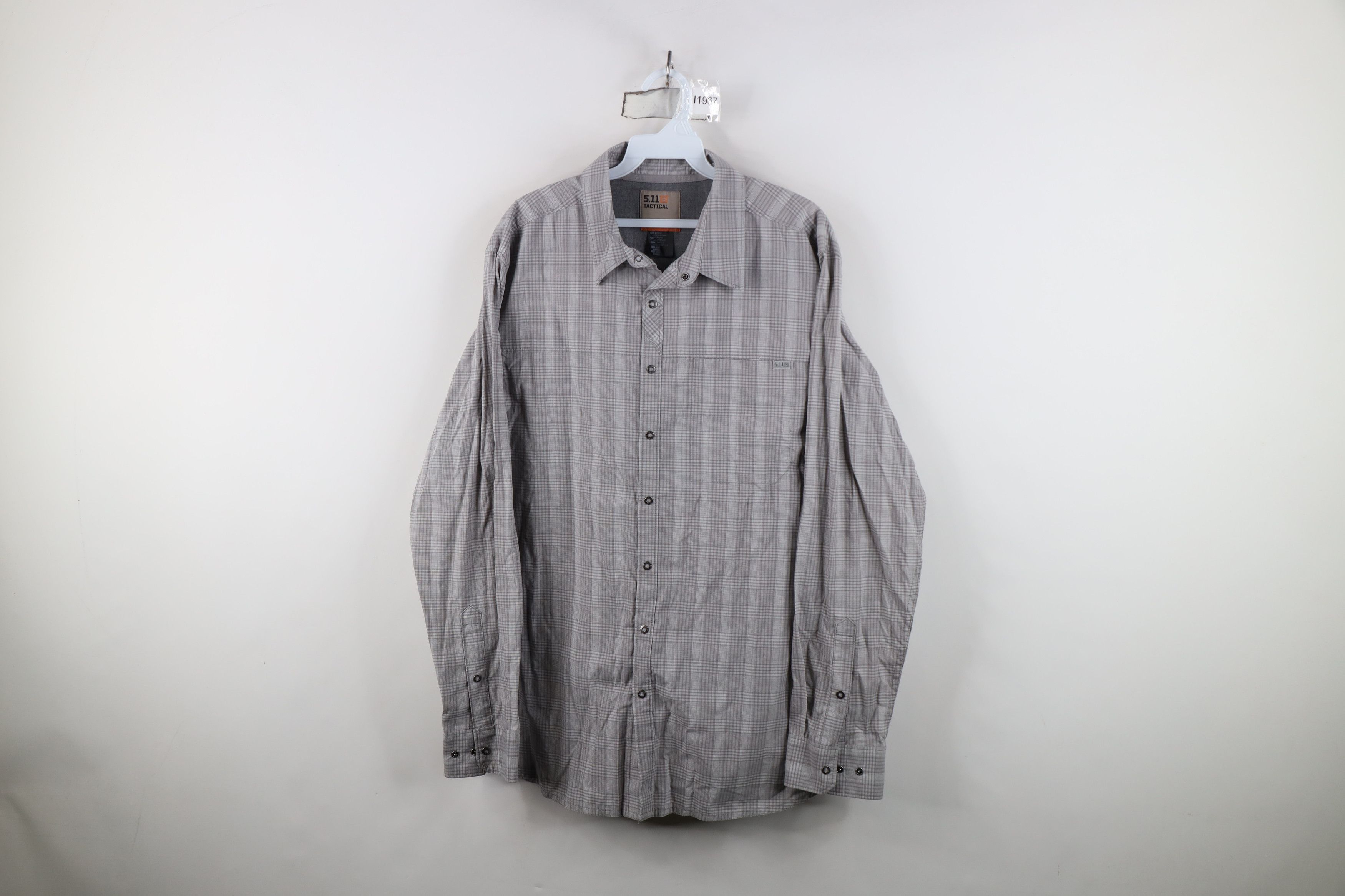 Vintage 5.11 Tactical Series Snap Button Collared Button Shirt Size US L / EU 52-54 / 3 - 1 Thumbnail