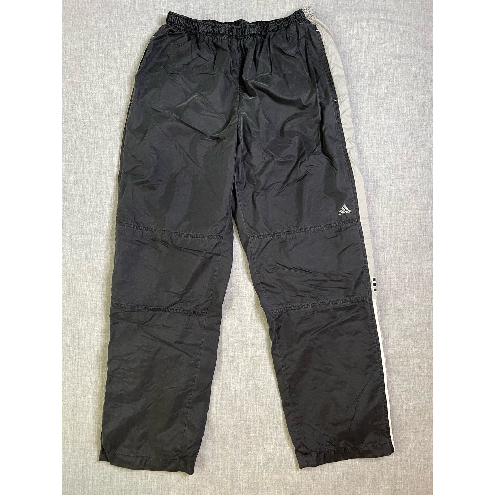 Adidas Vintage 2003 Adidas Mesh Lined Baggy Track Pants Large Size US 31 - 1 Thumbnail