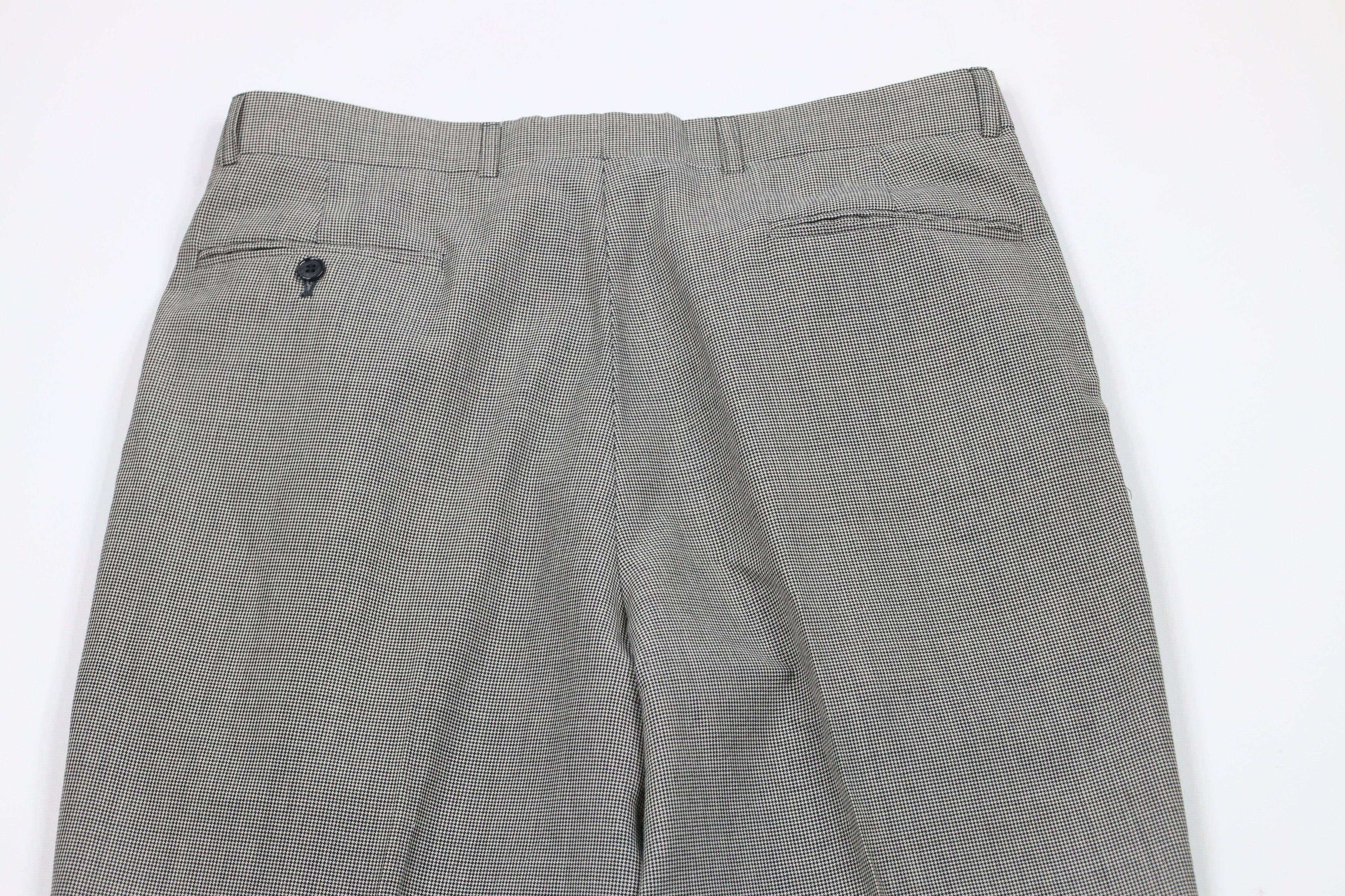 Vintage Vintage 70s Streetwear Wide Leg Chino Pants Houndstooth Size US 32 / EU 48 - 9 Thumbnail