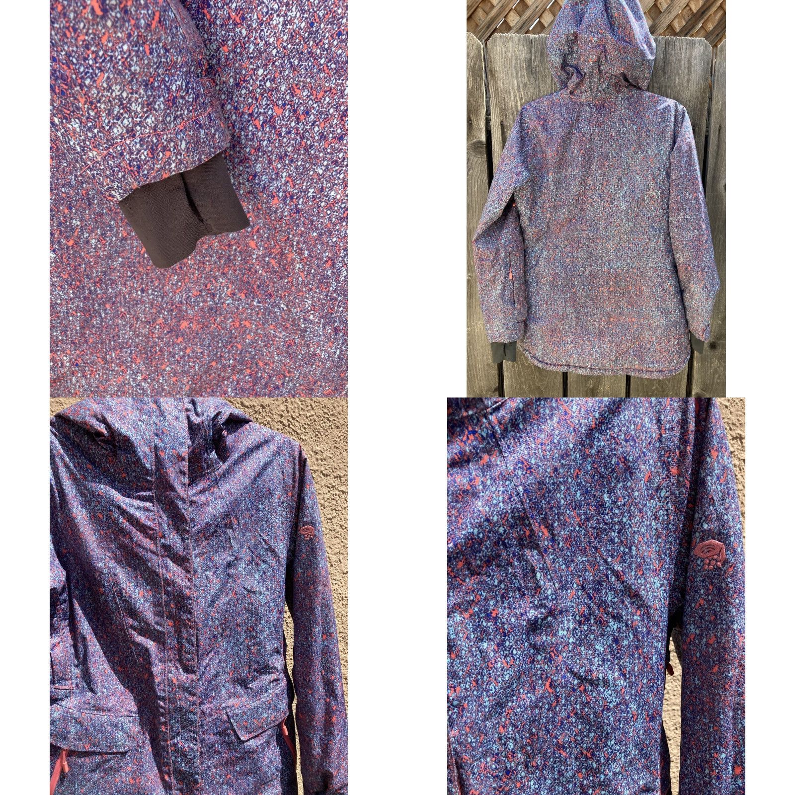Mountain Hardwear Mountain Hardwear Women's Multicolor Full-Zip Hooded Jacket S Pockets Ski Snow Jacket Size S / US 4 / IT 40 - 8 Thumbnail
