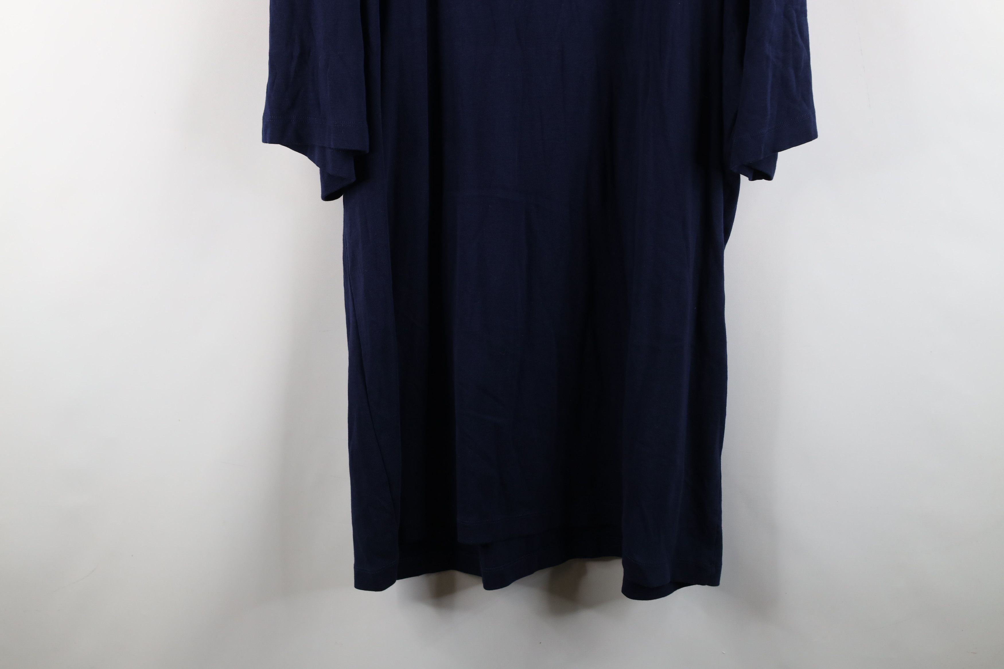 Ralph Lauren × Vintage Deadstock Vintage 90s Ralph Lauren V-Neck T-Shirt Navy Blue Size US XL / EU 56 / 4 - 12 Thumbnail