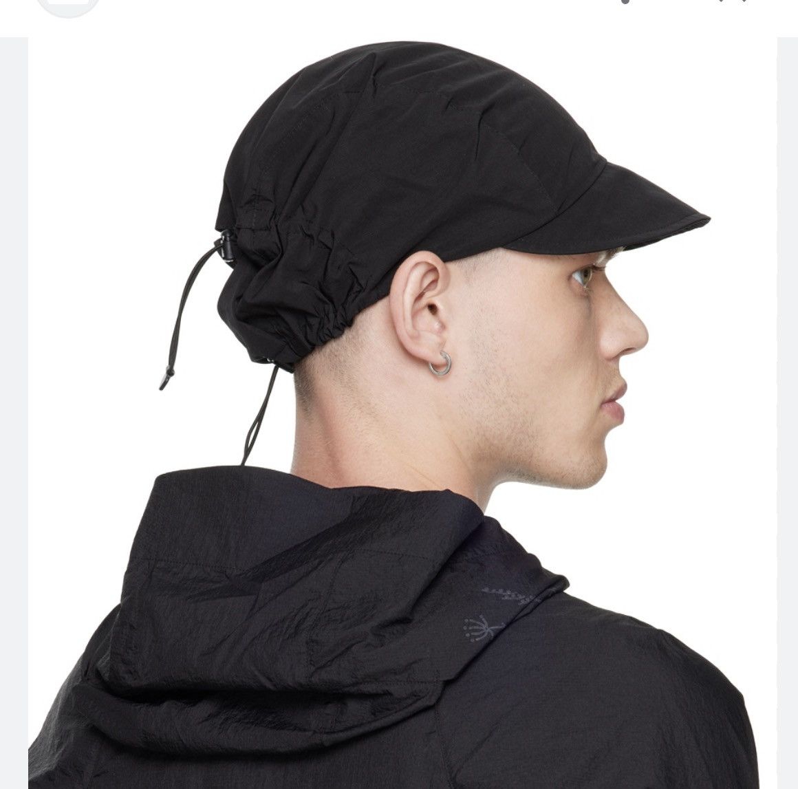 Hyein Seo Black shirring cap | Grailed