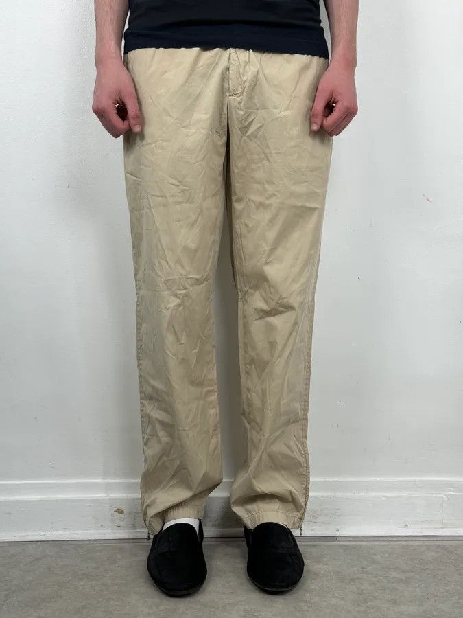 Prada SS2007 Prada Beige Nylon Zip-Ankle Technical Cargo Pants Size US 32 / EU 48 - 2 Thumbnail