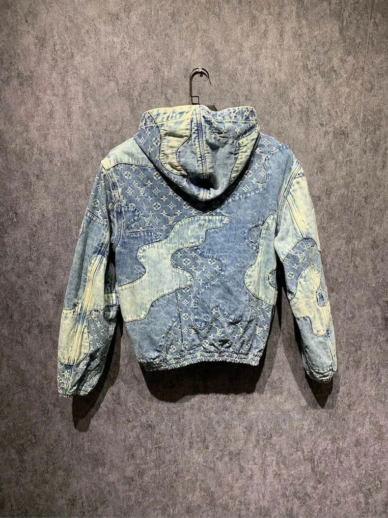 Louis Vuitton Louis Vuitton full print denim jacket. Size US L / EU 52-54 / 3 - 2 Thumbnail