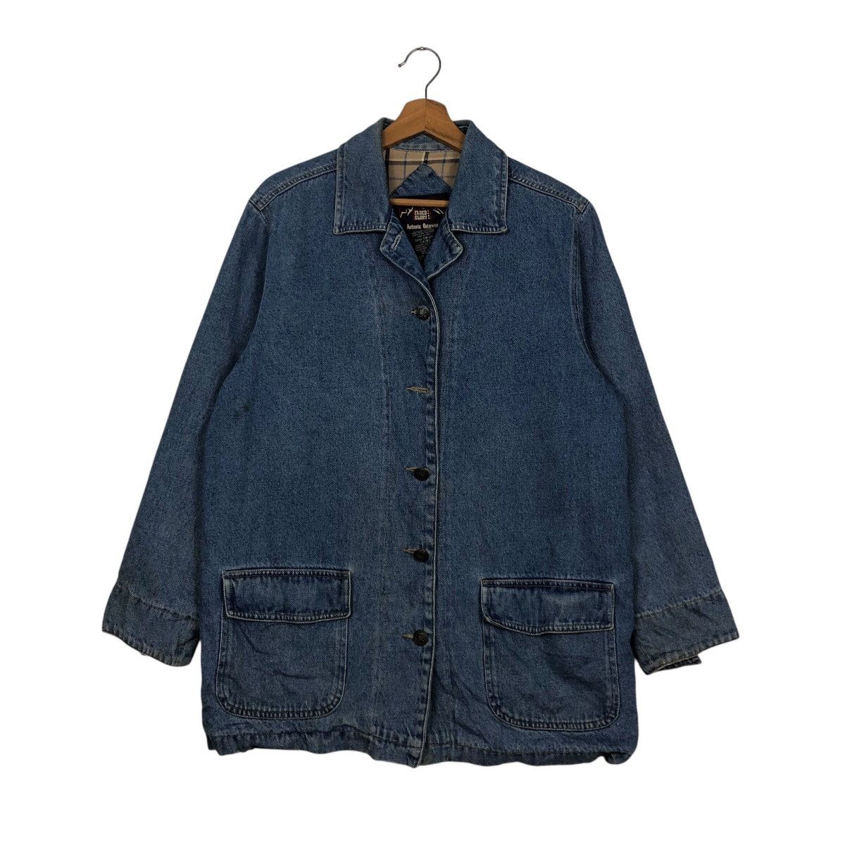 Japanese Brand 📌Vintage Chore Denim Jacket Blanket Faded Glory I Size S / US 4 / IT 40 - 2 Thumbnail