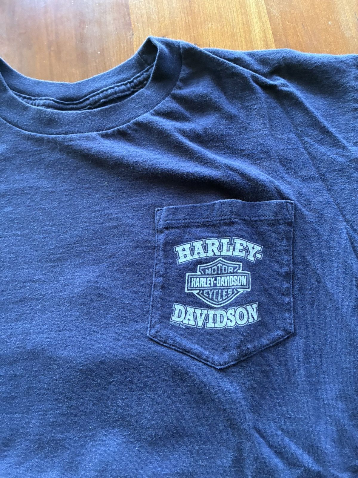 Harley Davidson Vintage Harley Davidson graphic pocket tee shirt Size US XL / EU 56 / 4 - 3 Thumbnail