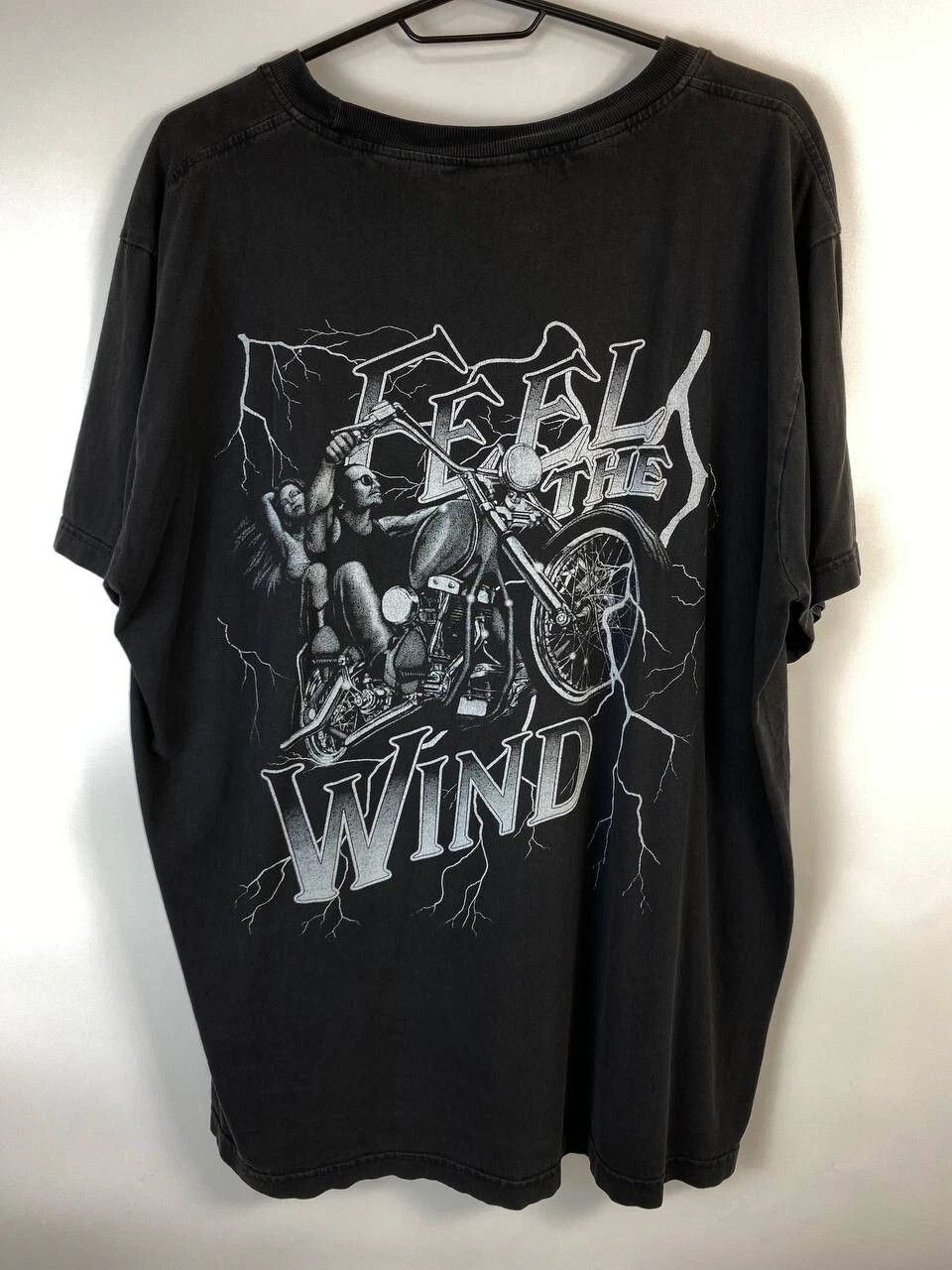 Other Vintage 90s American Thunder Feel The Wind Lightning Tee XL Size US XL / EU 56 / 4 - 3 Thumbnail