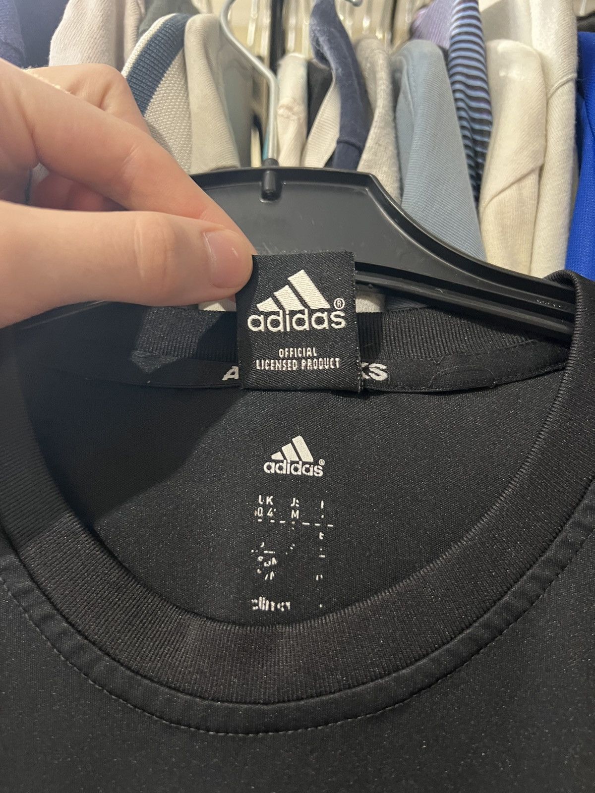 Adidas × Canterbury of New Zealand 2014/2015 ADIDAS ALL BLACKS NEW ZEALAND RUGBY HOME SHIRT Size US M / EU 48-50 / 2 - 5 Thumbnail