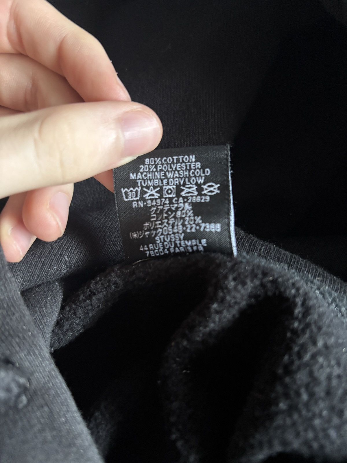 Stussy stussy hoodie Size US L / EU 52-54 / 3 - 8 Thumbnail