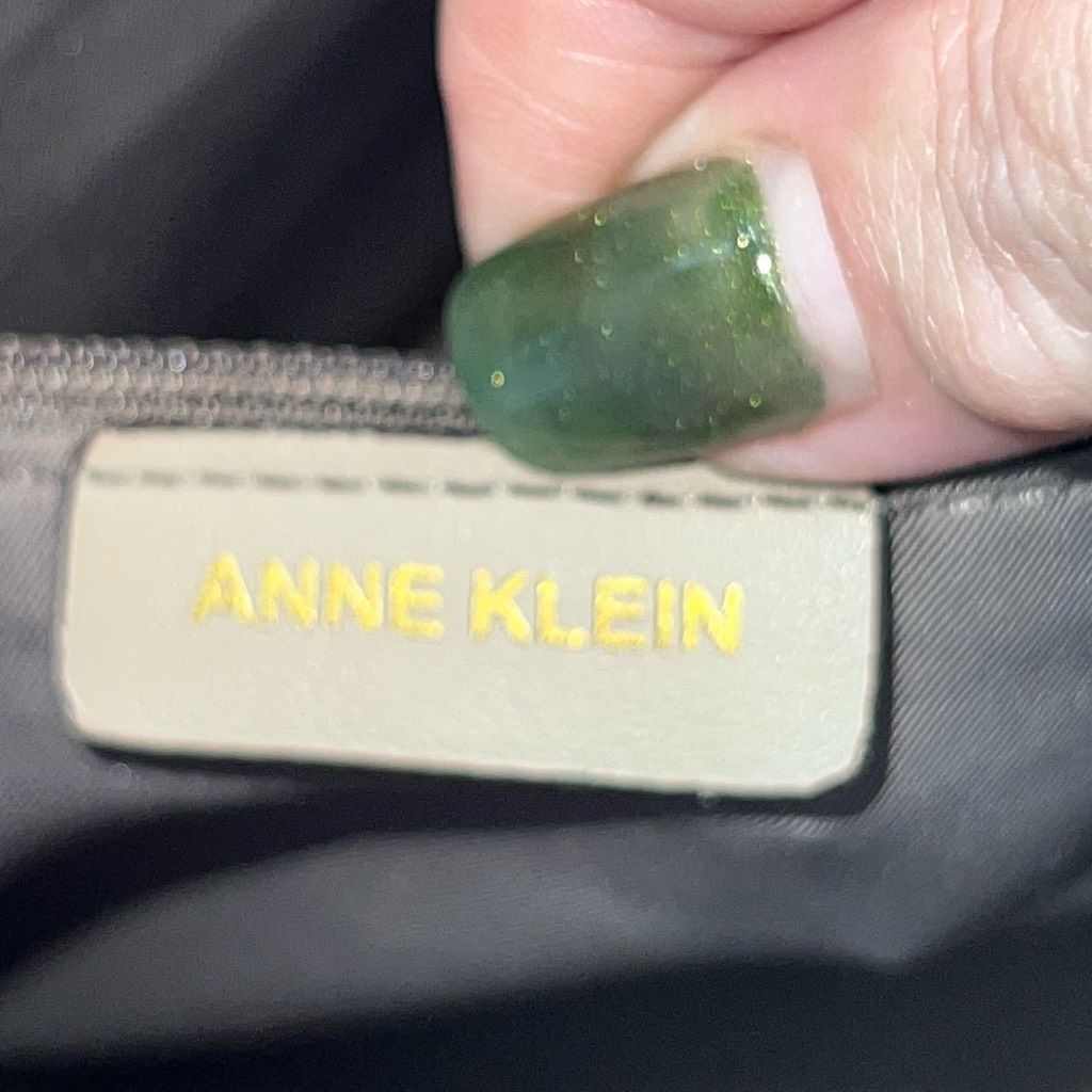 Anne Klein Anne Klein Faux Leather Deep Cream Domed Large Bag Size ONE SIZE - 10 Thumbnail