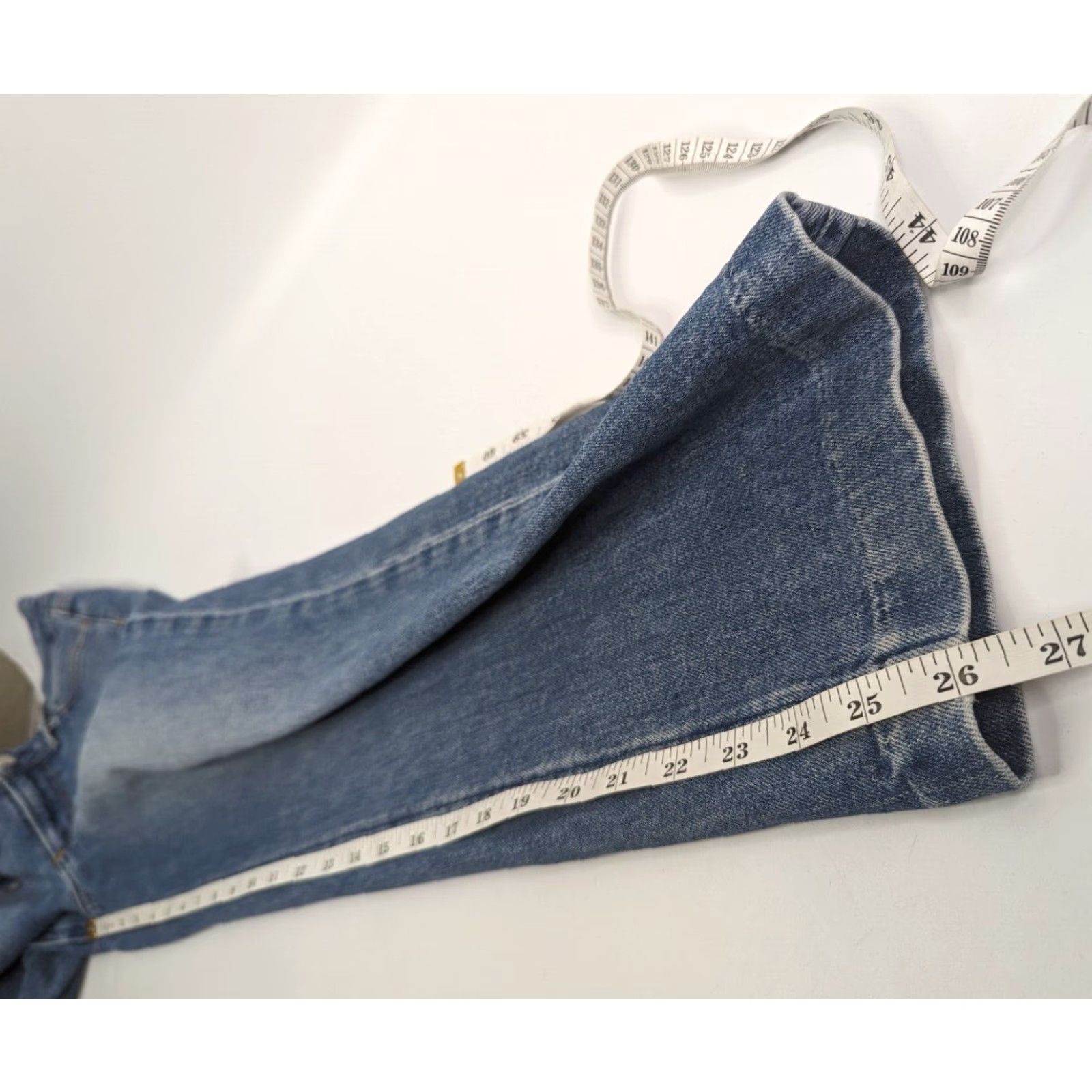 Paige PAIGE Jeans Cropped 5-Pocket Design Denim Vintage? No Size 42" / US 20 - 7 Thumbnail