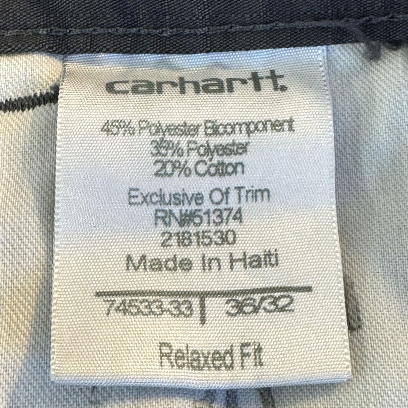 Carhartt Carhartt Pants Mens 36x30 Gray Ripstop Relaxed Fit Workwear Jeans Style: Chino Mens Size US 36 / EU 52 - 6 Thumbnail