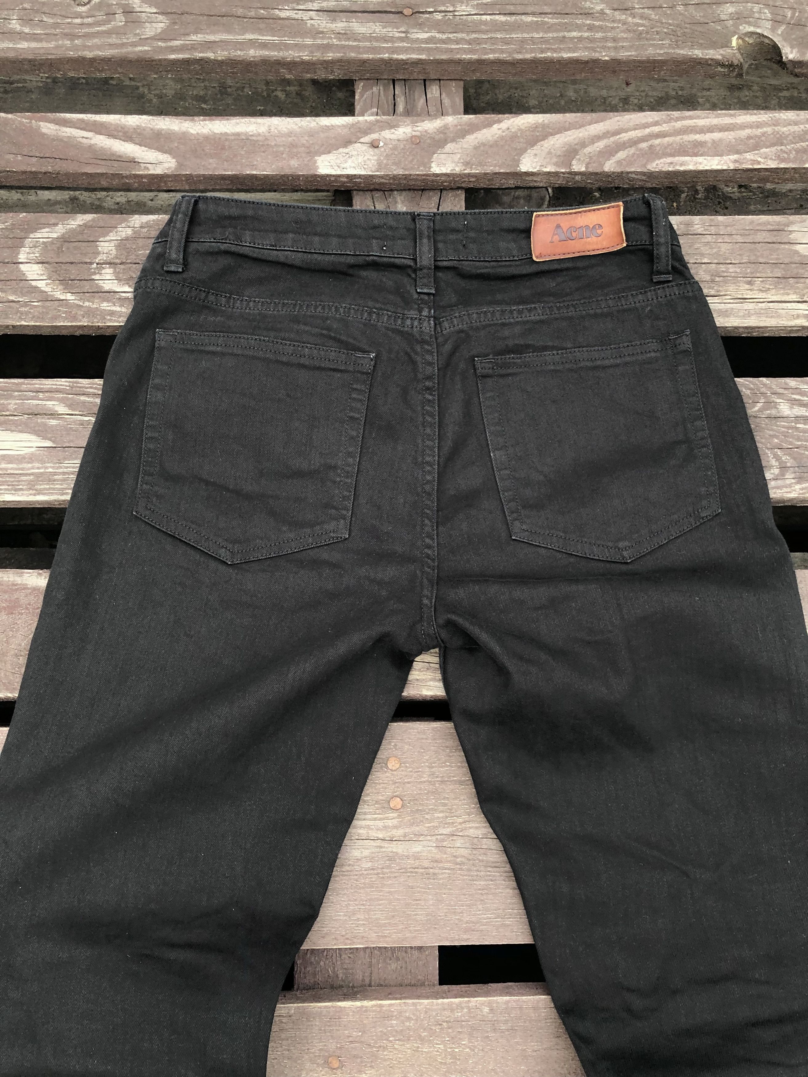 Acne Studios Acne Studios Vintage Flex Wet Black Jeans Size W30 L32 Size 30" / US 8 / IT 44 - 17 Thumbnail