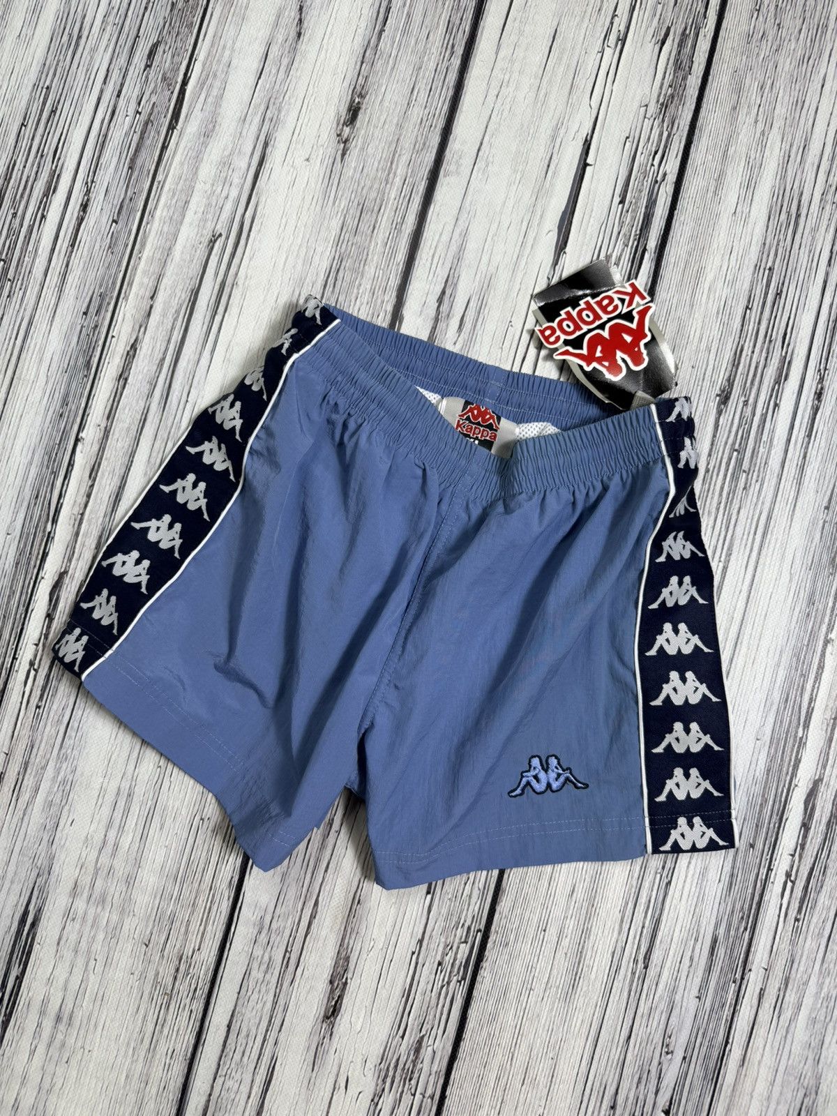 Kappa Kappa shorts vintage blue Size 140 rare new Size US 29 - 2 Thumbnail