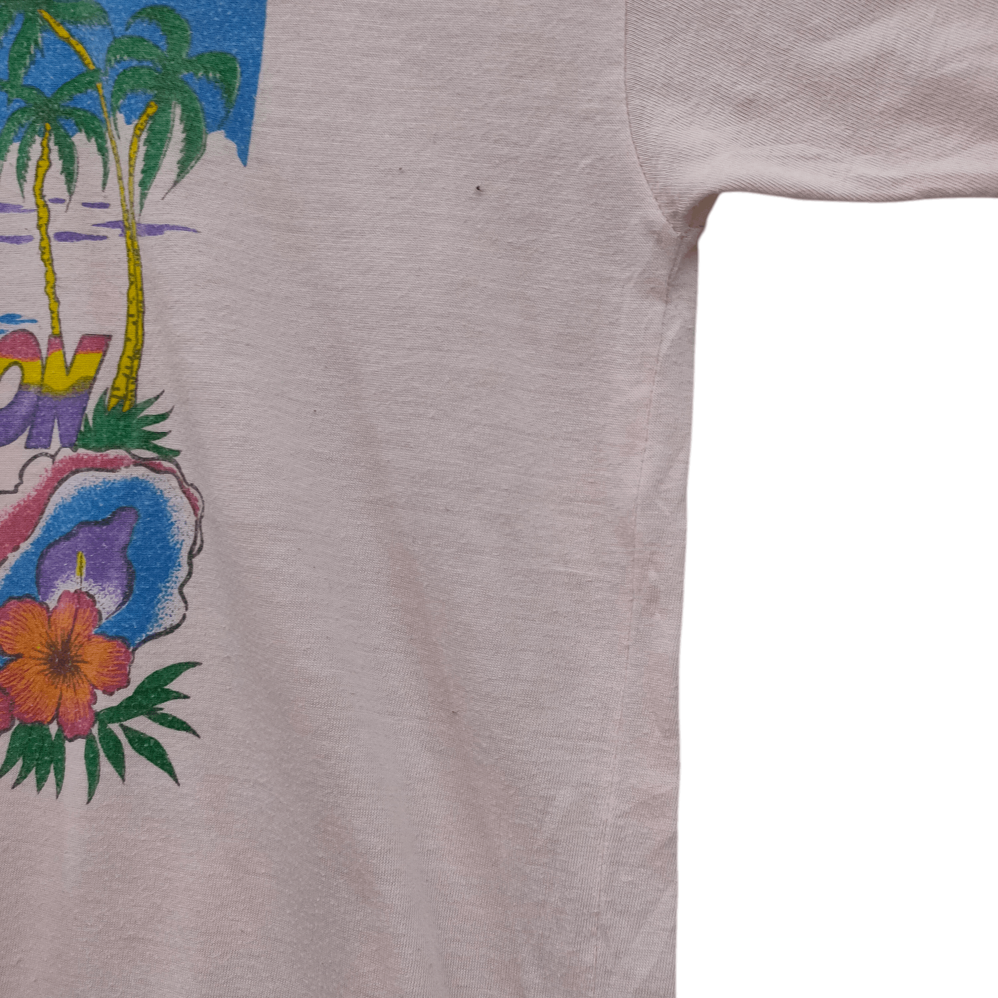 Beauty Beast Vintage 80s Blue Lagoon Hawaii T-Shirt Beach Sunset Size US L / EU 52-54 / 3 - 4 Thumbnail