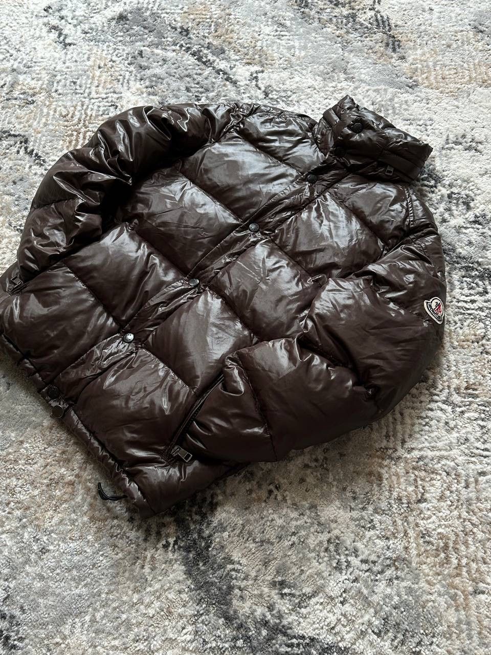 image of Moncler Down Jacket Women in Brown (Size Small)