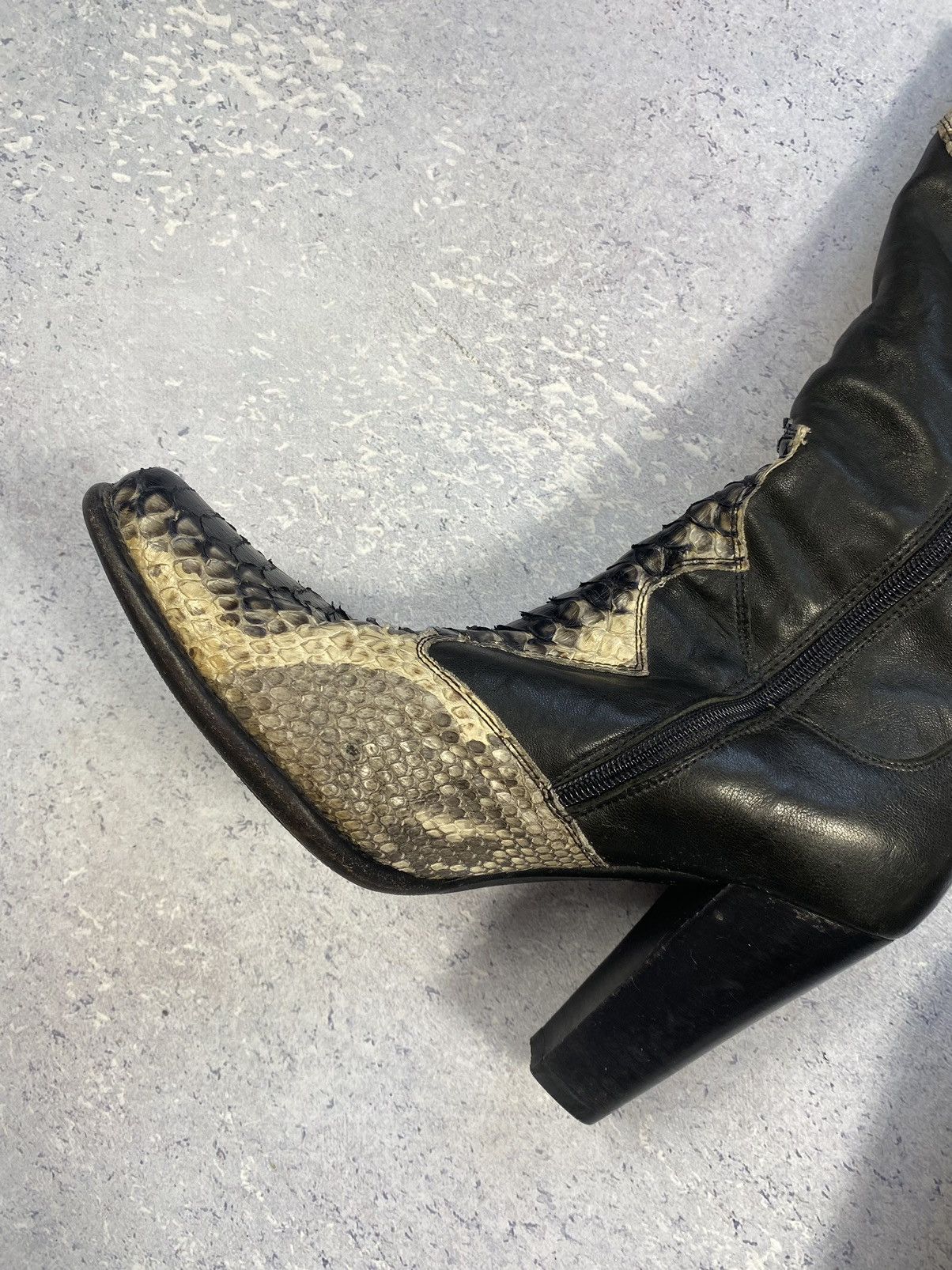 Leather Cowboy Loriblu Women Leather Boots in Cowboys Style Size 39 Size US 9 / IT 39 - 3 Thumbnail