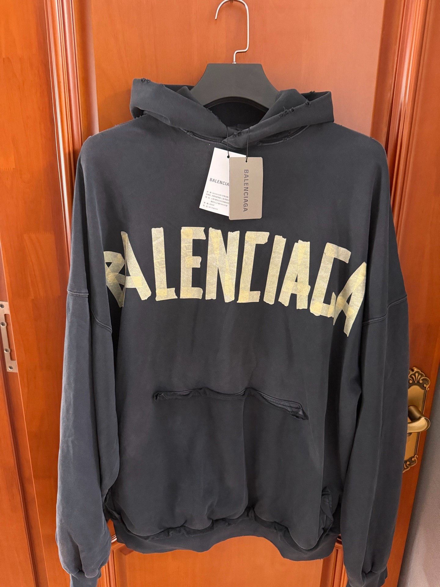 Balenciaga Balenciaga Black Hoodie m Men Size US M / EU 48-50 / 2 - 1 Thumbnail