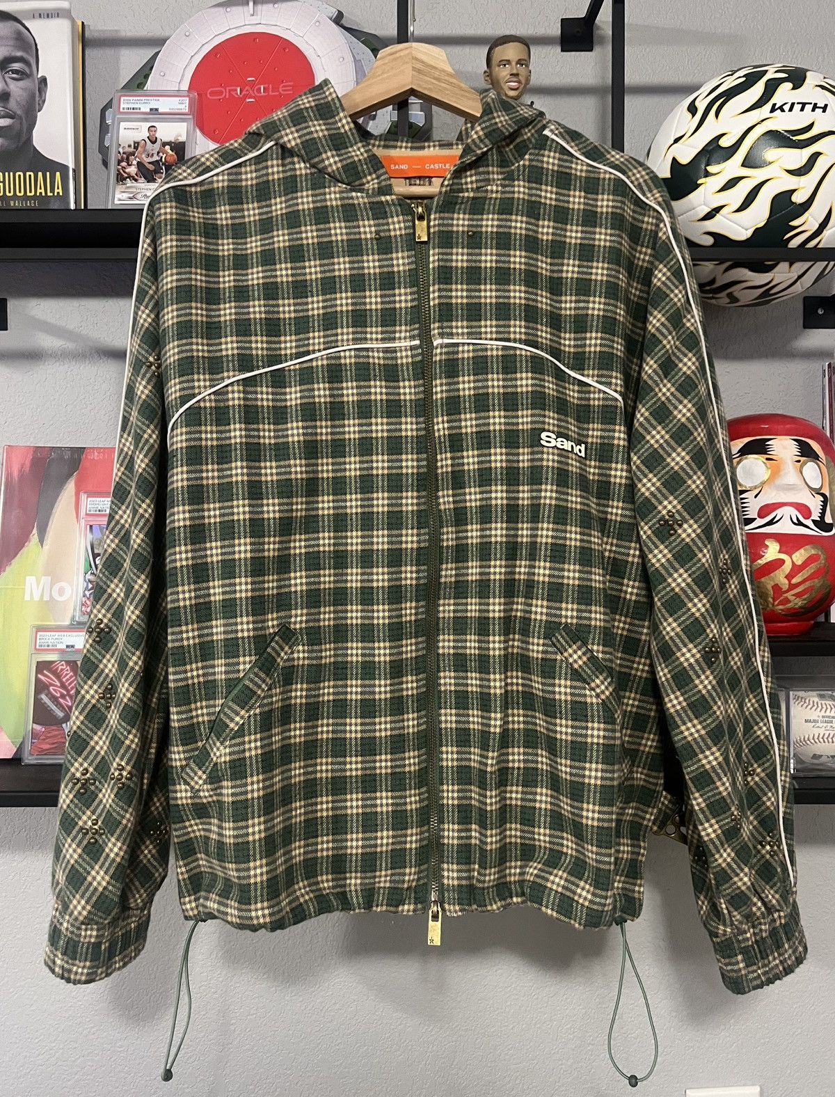 SAND Sandcastle Atelier Green Plaid Jacket M Size US M / EU 48-50 / 2 - 1 Thumbnail
