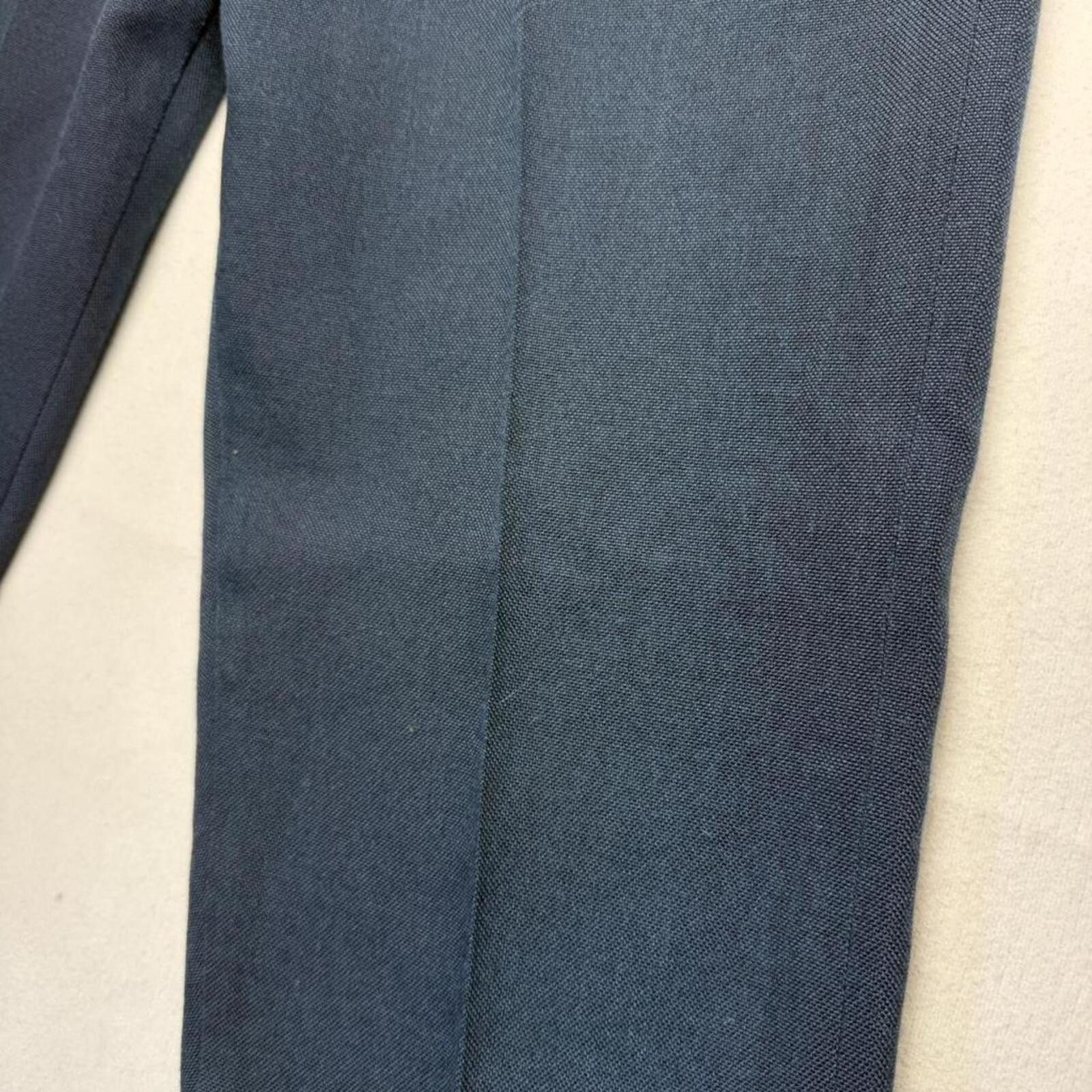 Other Vintage late 70s Farah navy blue pleated trousers talon zip Size US 32 / EU 48 - 5 Thumbnail