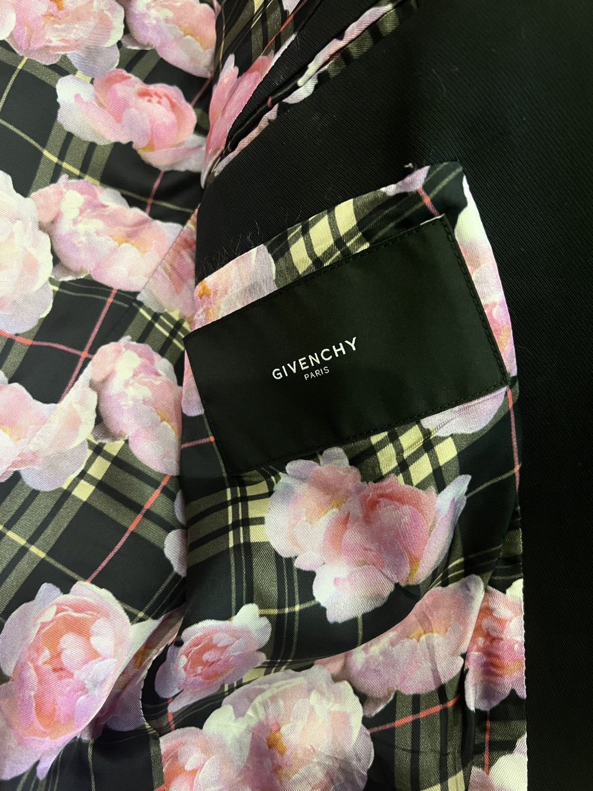 Givenchy × Riccardo Tisci Givenchy tisci Archive SS2013 tartan floral print blazer Size 50R - 5 Thumbnail