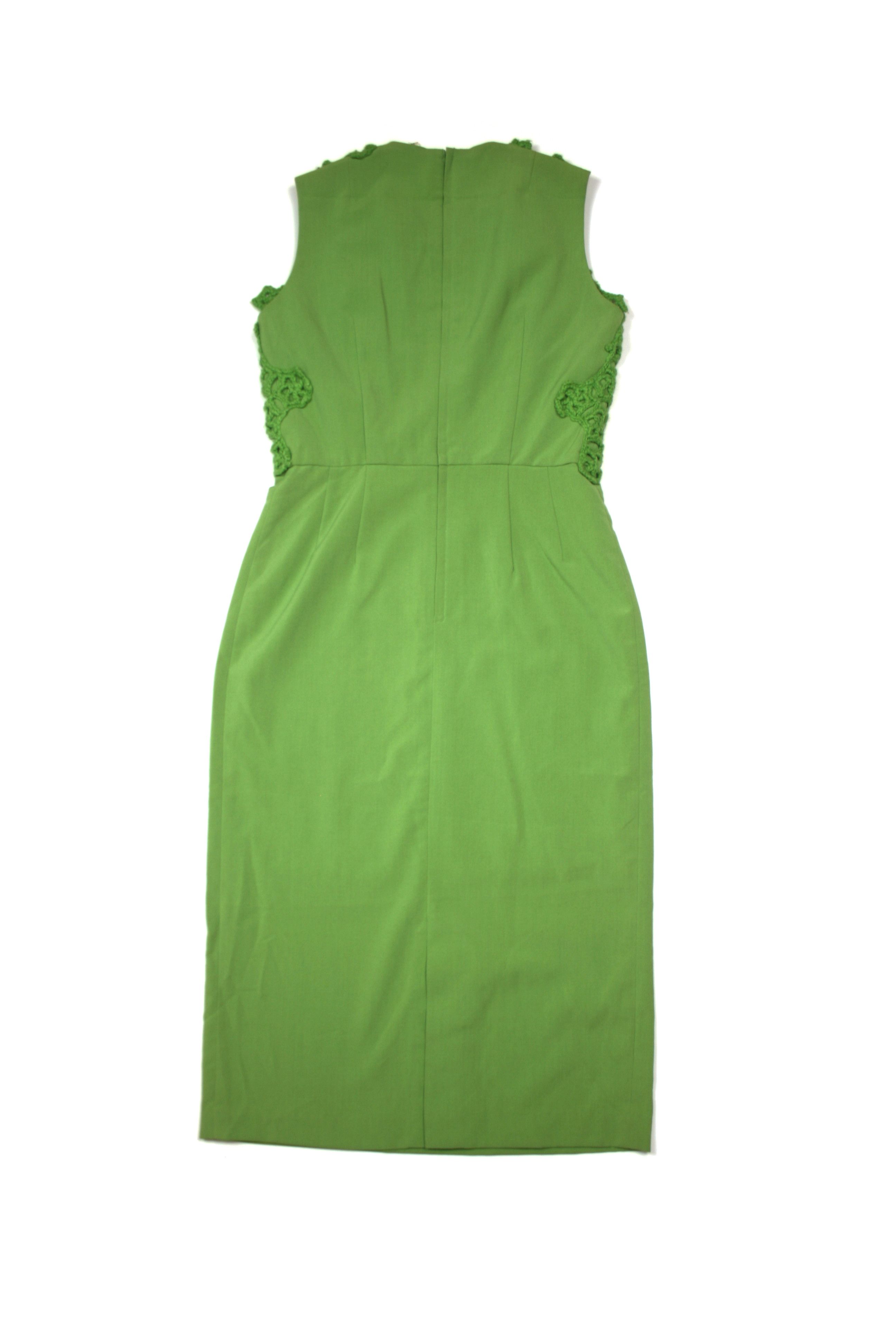 Comme des Garcons AD2009 Embroidered Lace Dress Vintage Size L / US 10 / IT 46 - 2 Thumbnail