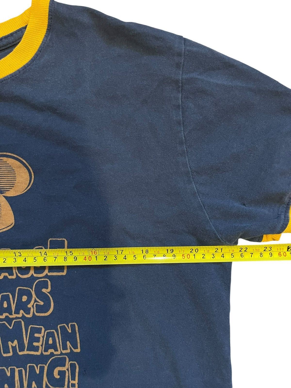 Disney Disneyland Mickey Mouse Vintage Y2K Navy Ringer Men Tee Sz M Size US M / EU 48-50 / 2 - 6 Thumbnail