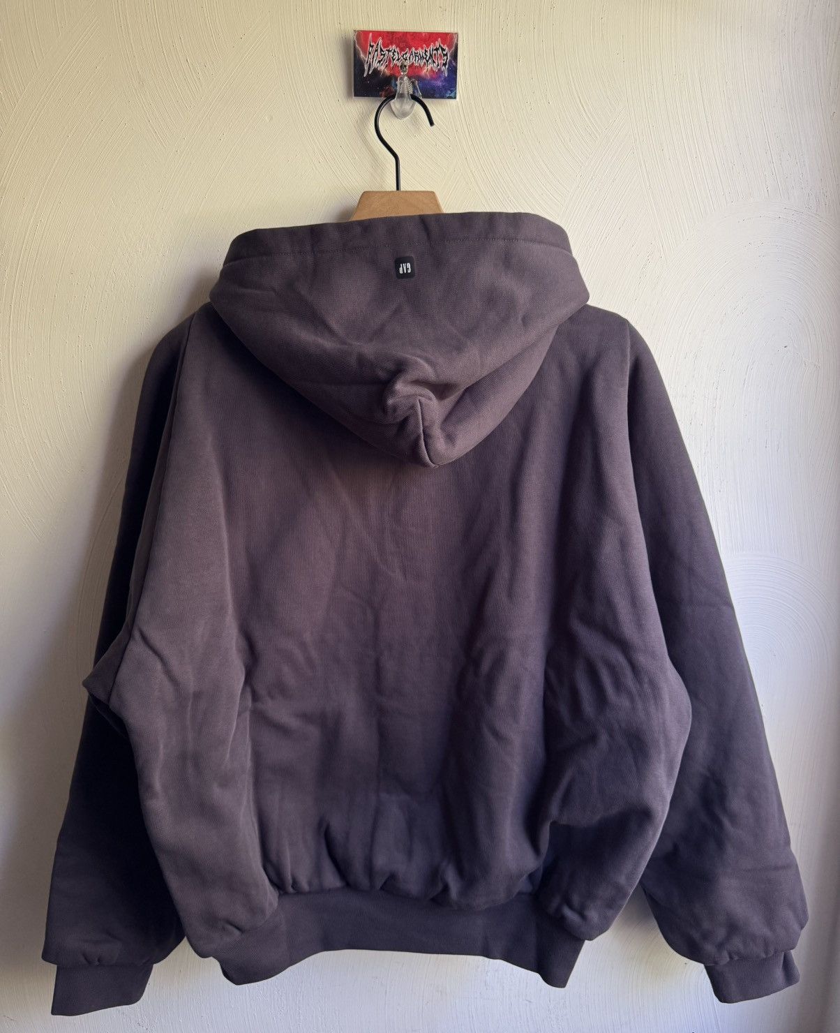 Balenciaga × Gap × Kanye West Yeezy Gap Balenciaga Logo Shrunken Hoodie Dark Grey Size US M / EU 48-50 / 2 - 8 Thumbnail