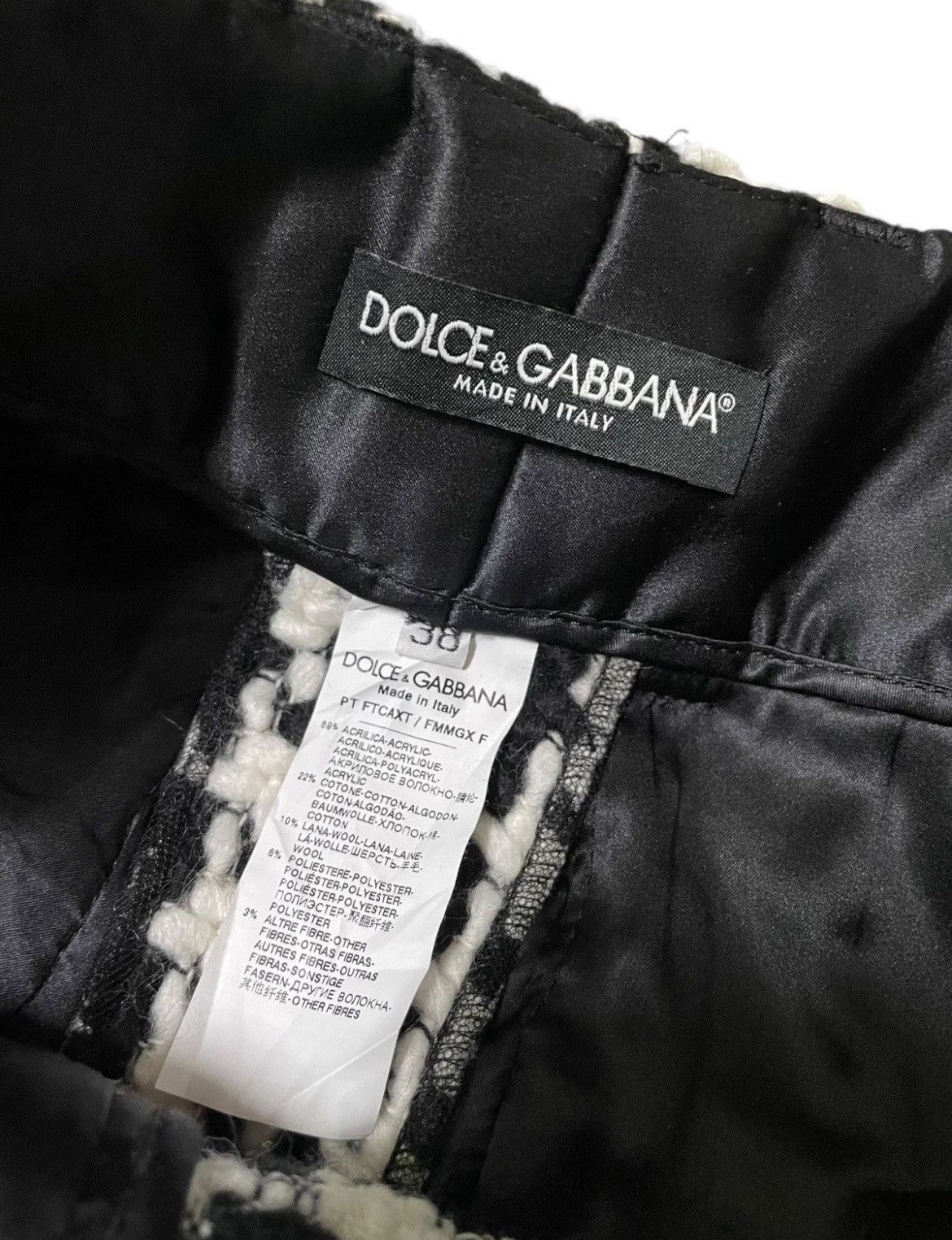 Dolce & Gabbana Authentic Dolce & Gabbana Crochet Wool Pants Size 25" / US 0 / IT 36 - 9 Thumbnail